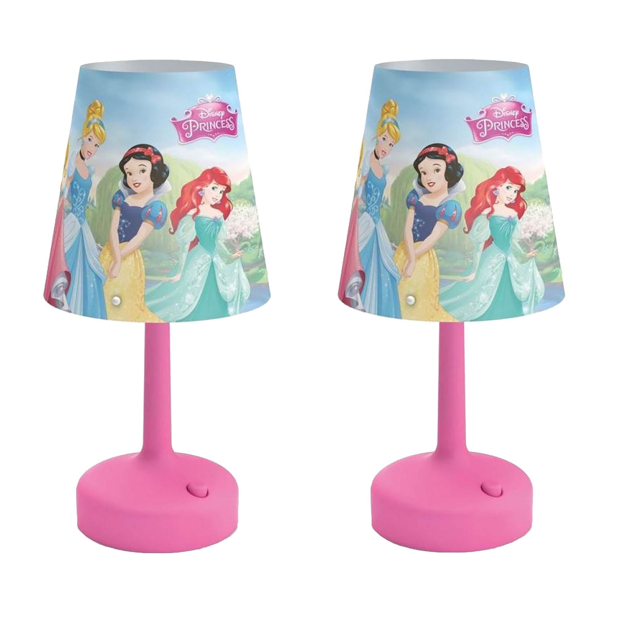Philips Disney Princess Castle Cinderella Snow White Belle Aurora Lamp (2 Pack)