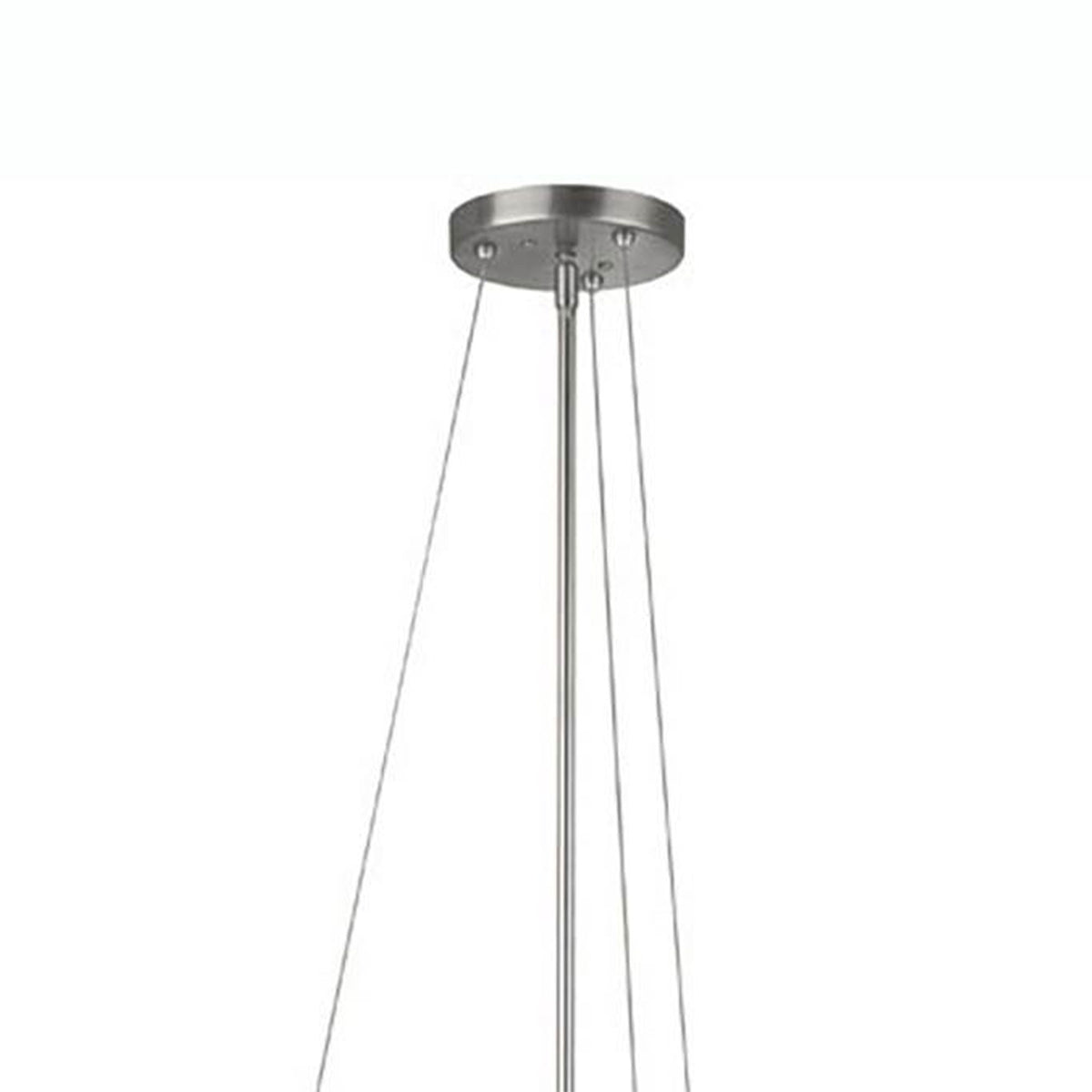 Philips Forecast Taylor 3 Light Pendant Fixture, Satin Nickel Finish (2 Pack)