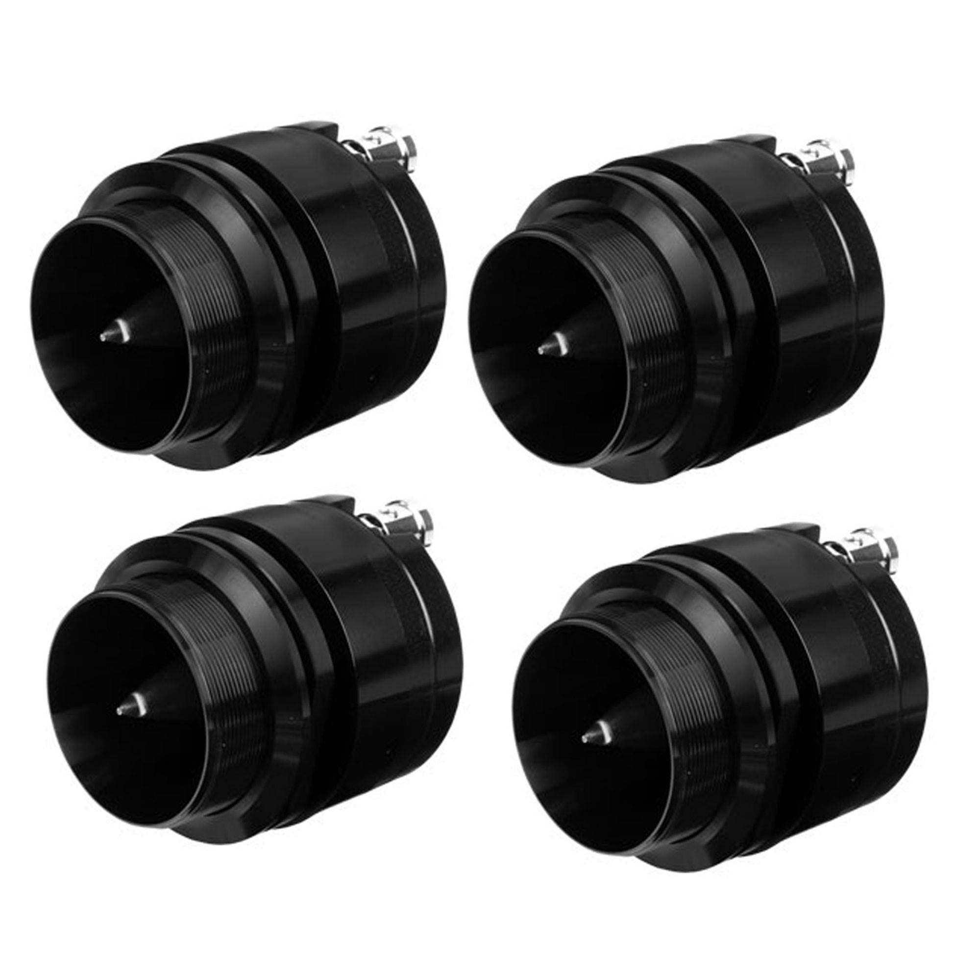 Audiopipe ATQ-1550 1" 200W 4 Ohm Aluminum Titanium Car Bullet Tweeters (4 Pack) - VMInnovations