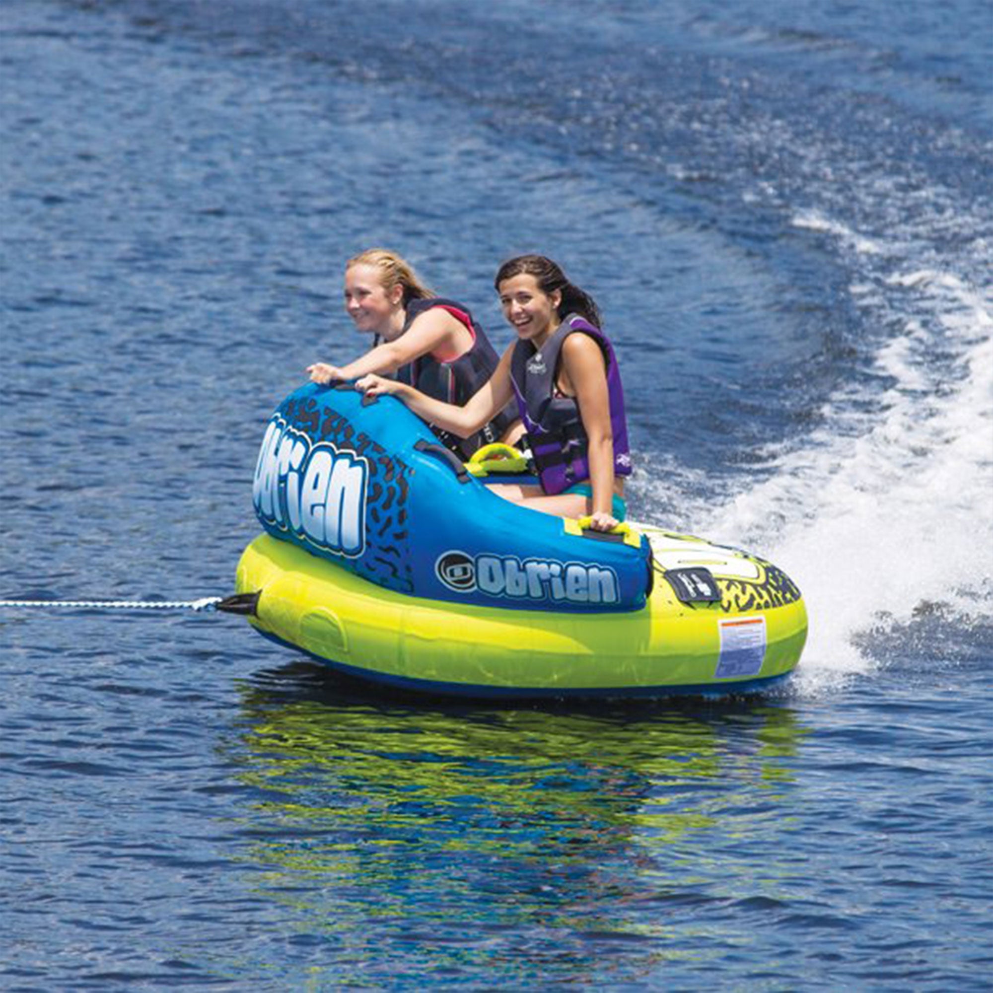 OBrien Barca 2 Kickback Inflatable 2 Person Rider Towable Water Raft (Open Box) - VMInnovations