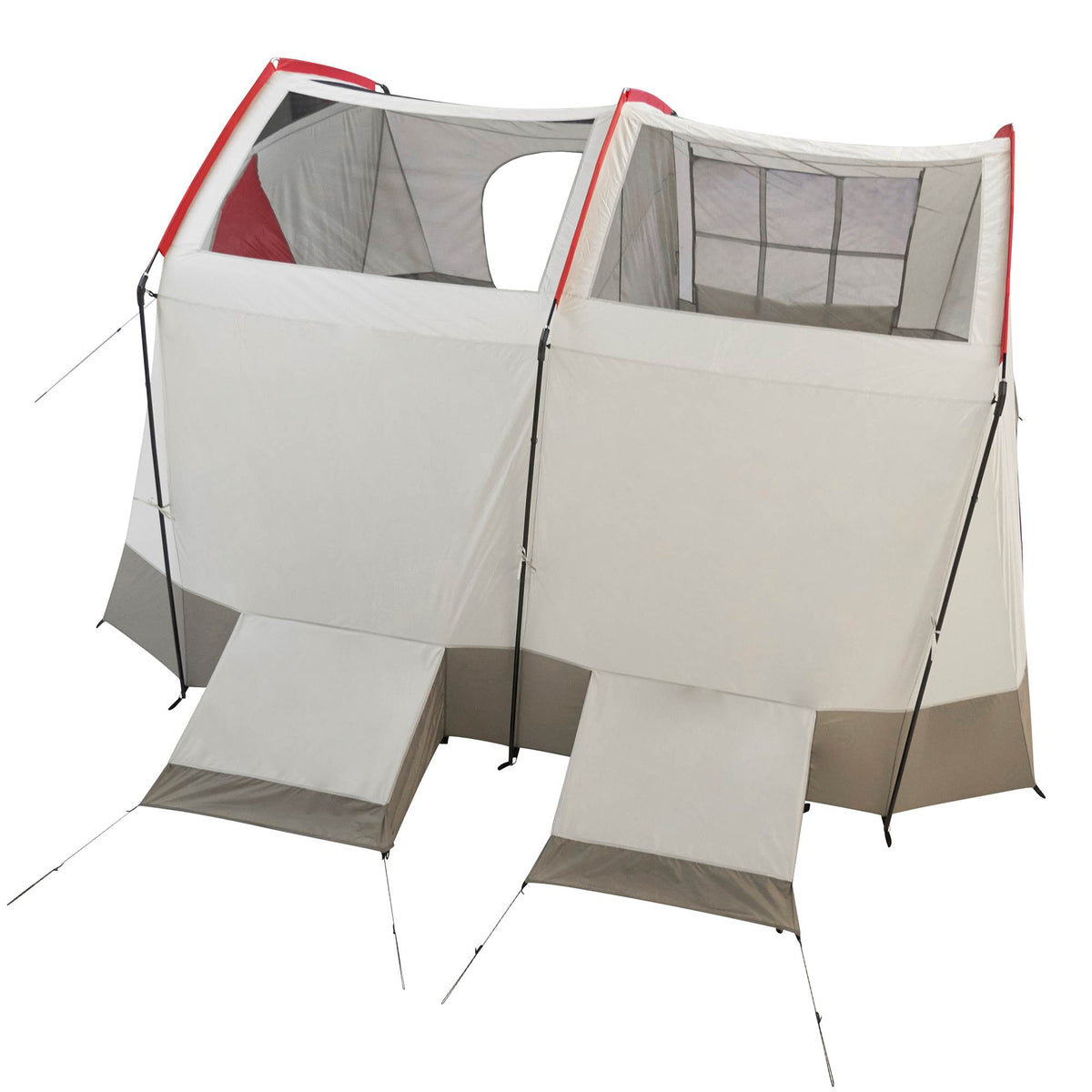 Wenzel Kodiak 12 x 14 9 Person Family Camping Tent w/ divider, Red (Open Box)