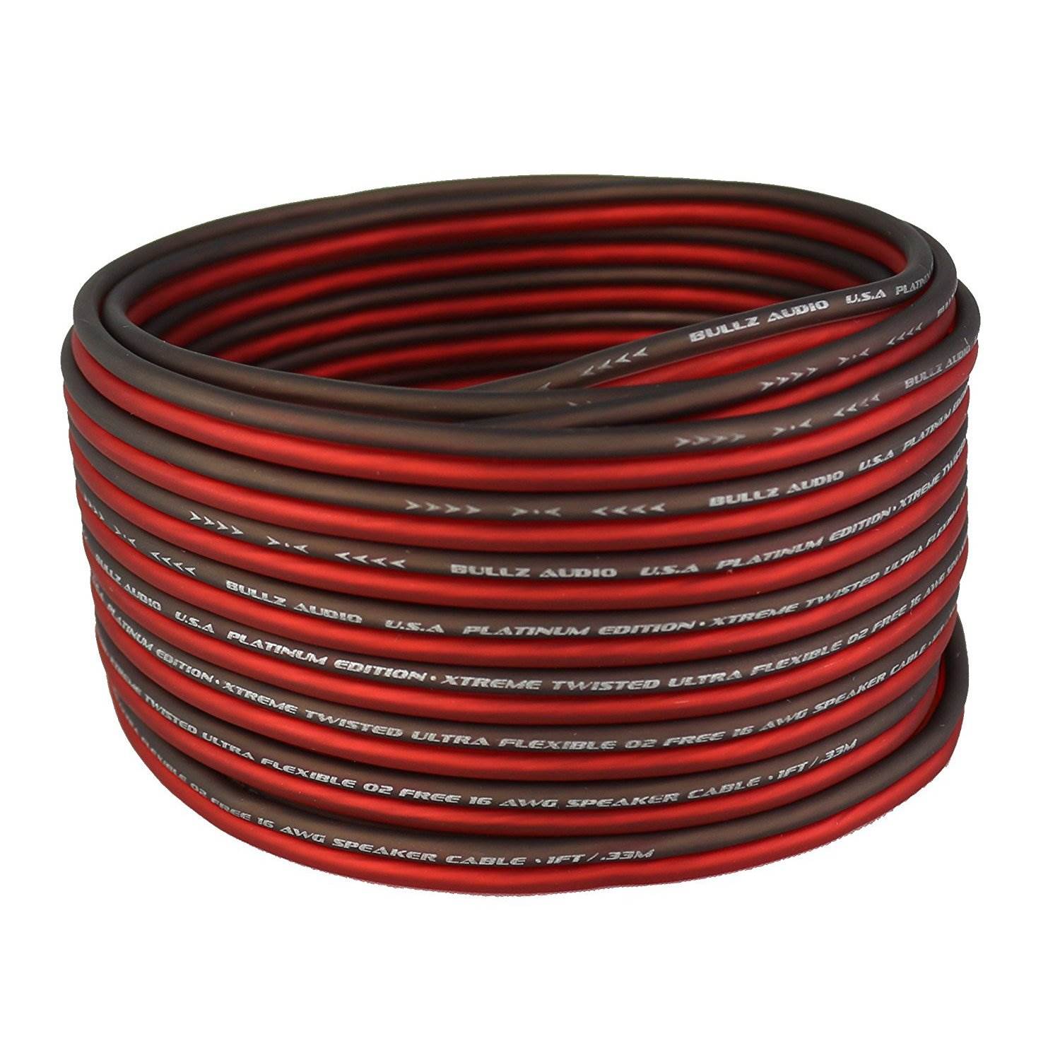 HIFONICS HFX12D4 12" 800 Watt Subwoofer & Bullz Audio 16 Gauge Car Speaker Cable