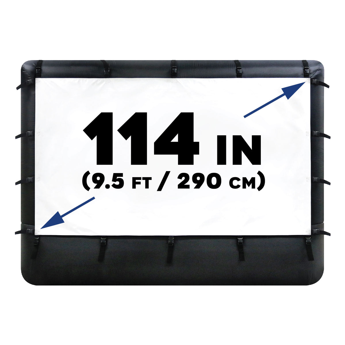 Airflowz 9.5' Inflatable Widescreen Movie Projection Screen w/Blower (2 Pack)