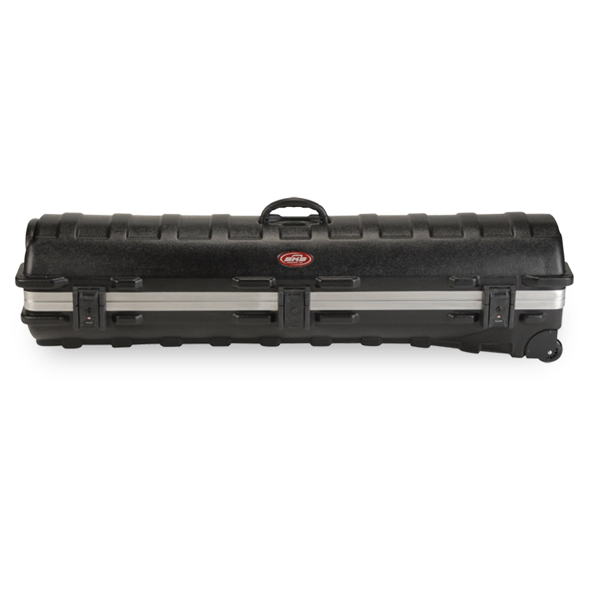 SKB Standard Hard Shell Plastic Wheeled Golf Bag Travel Case, Black(Open Box)