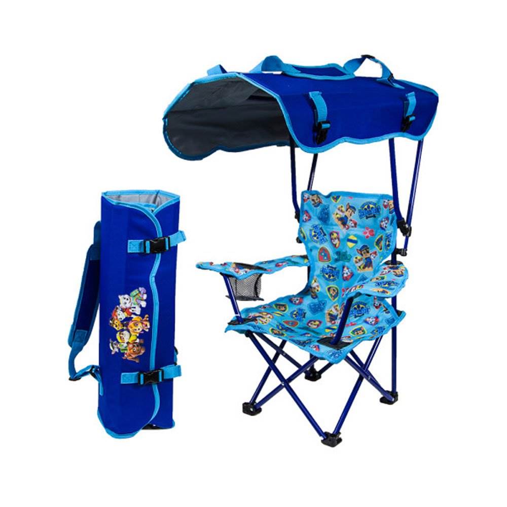 SwimWays Kids Paw Patrol Portable Folding Backpack Kid's Canopy Lounge Chair