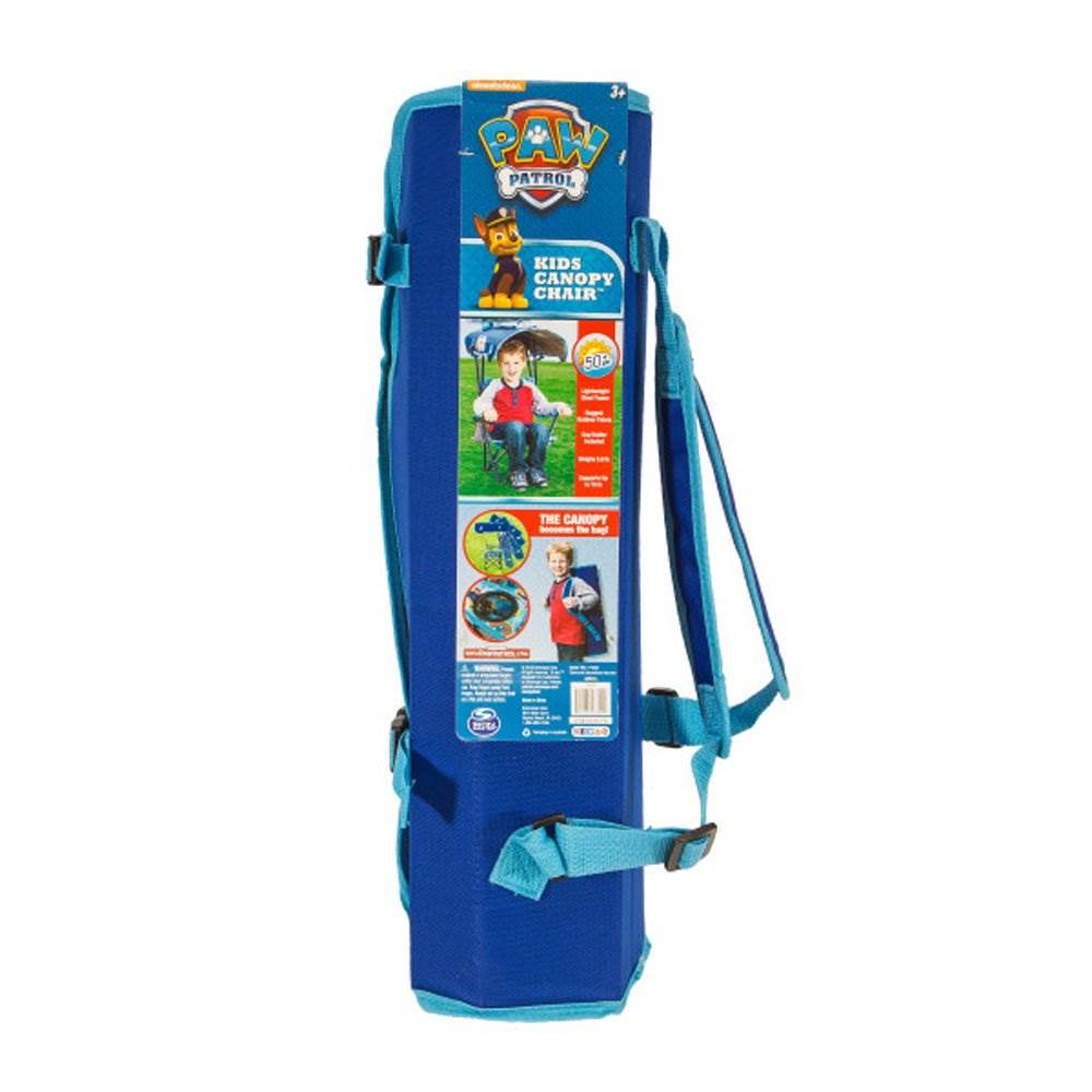 SwimWays Kids Paw Patrol Portable Folding Backpack Kid's Canopy Lounge Chair