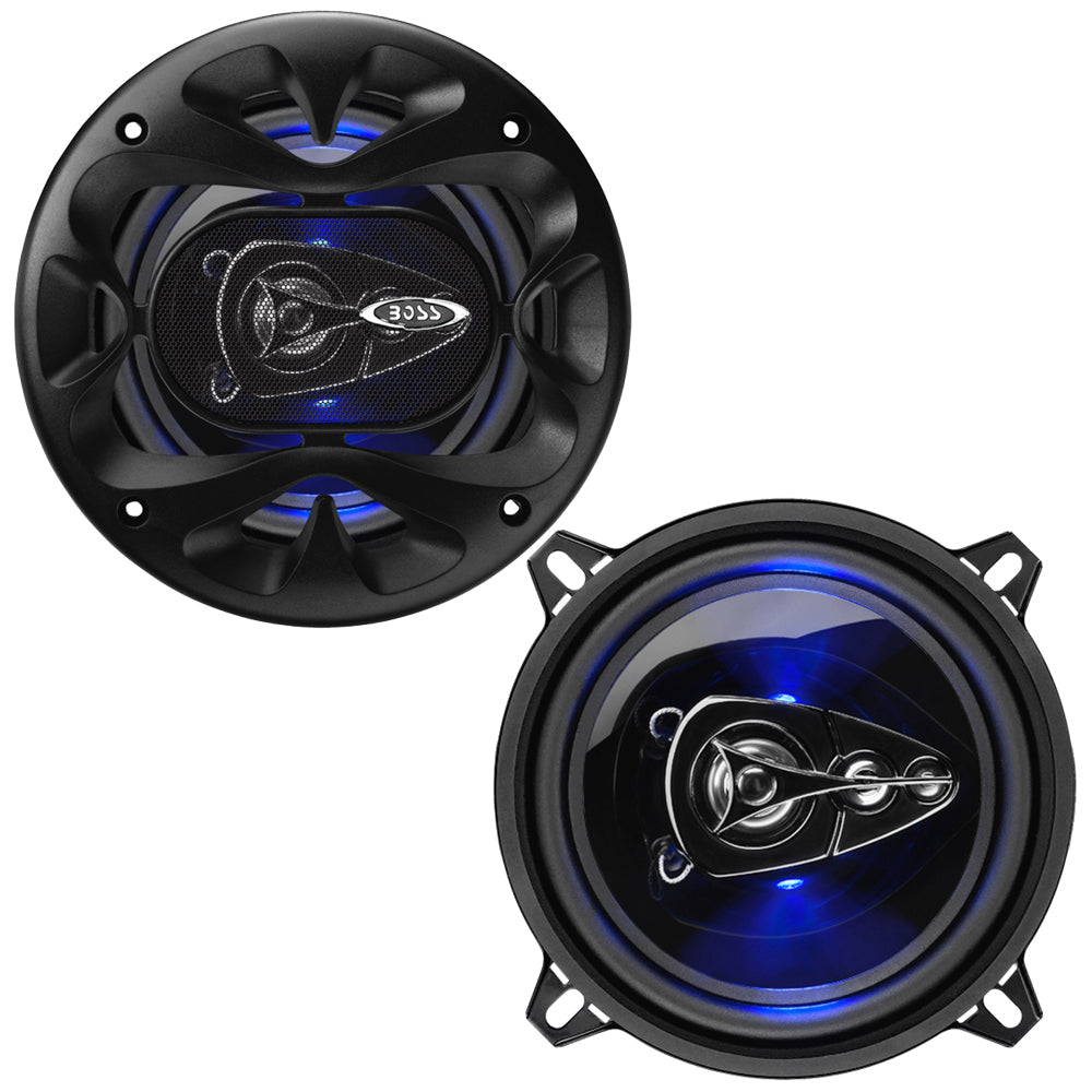 Boss BE524 Rage 5.25" 4 Way 225W Full Range Mobile Audio/Video Speakers (4 Pack)