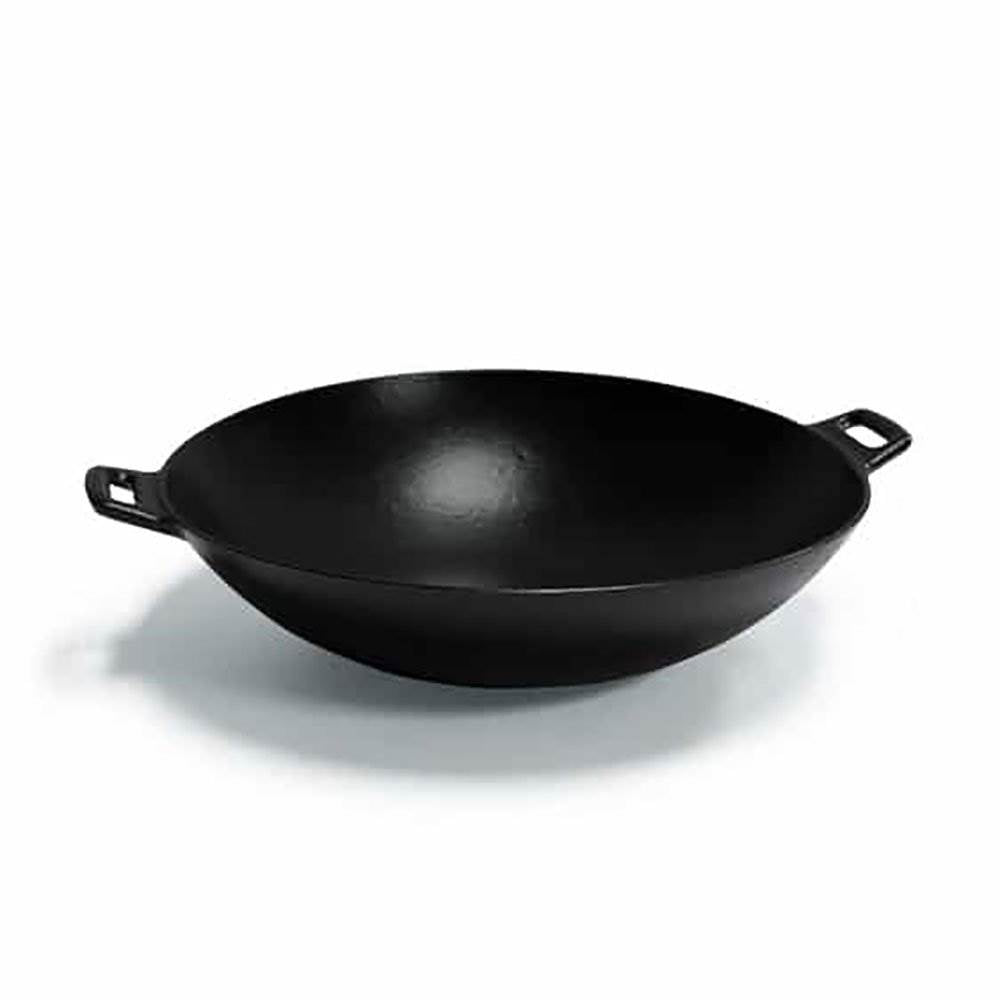 Kamado Joe Cast Iron Wok for Use with Classic or Big Joe Grill, Black (Open Box)