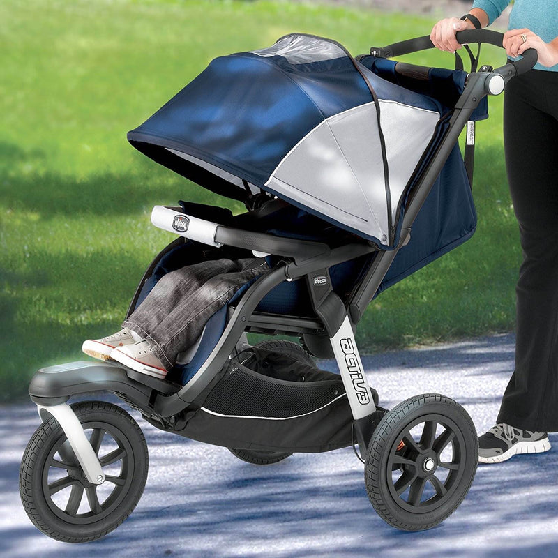 Chicco Activ3 Canopy Jogging Stroller, Energy + KeyFit 30 Car Seat Travel System