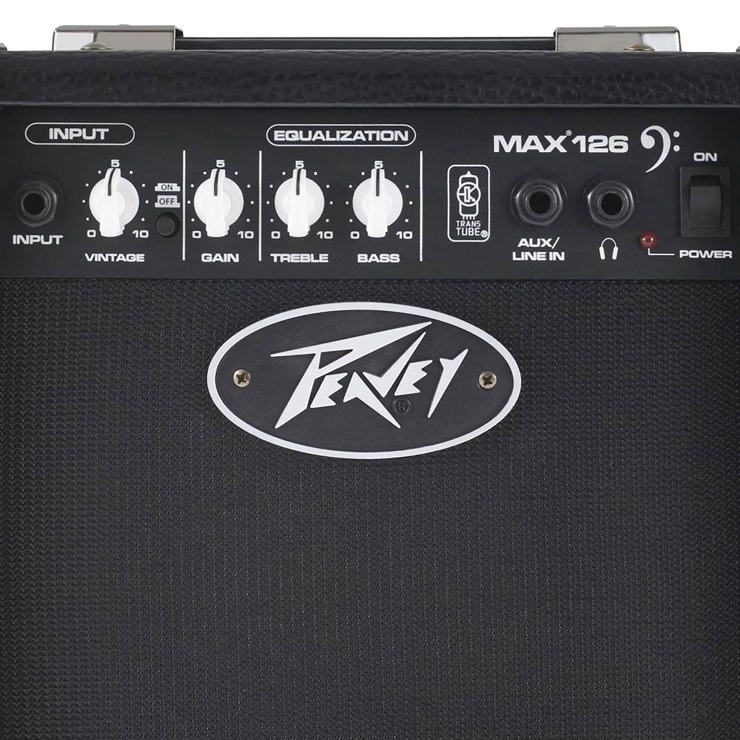 Peavey Max 126 6.5" Compact Vented 10W Bass Guitar Combo Amp + 10' Cable