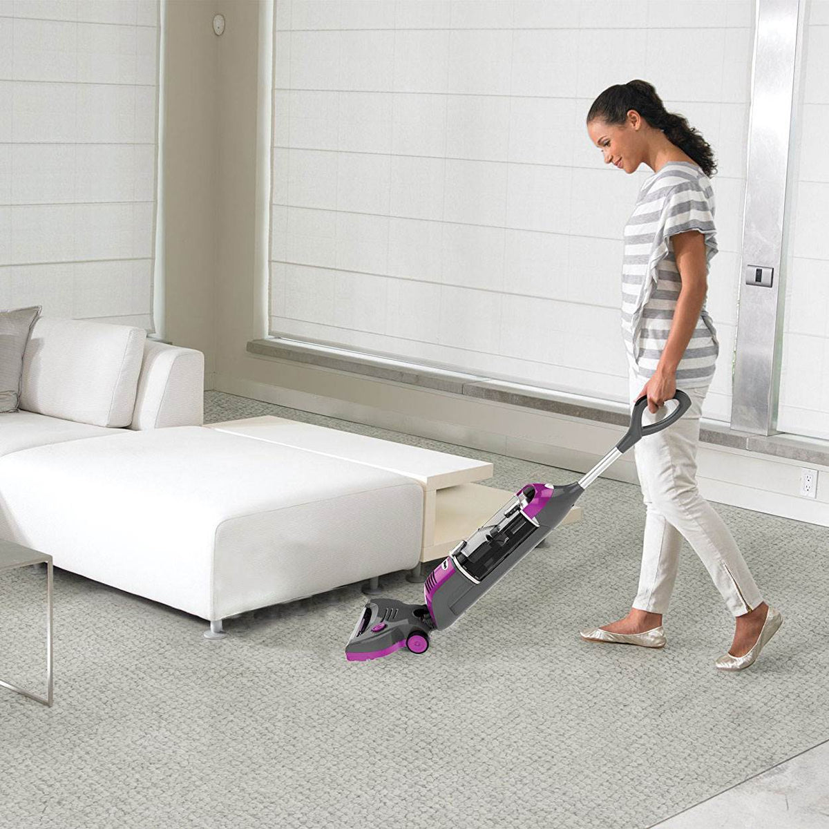 Shark Freestyle Cordless Stick Vacuum, Fuchsia SV1100 (Refurbished) (Open Box)