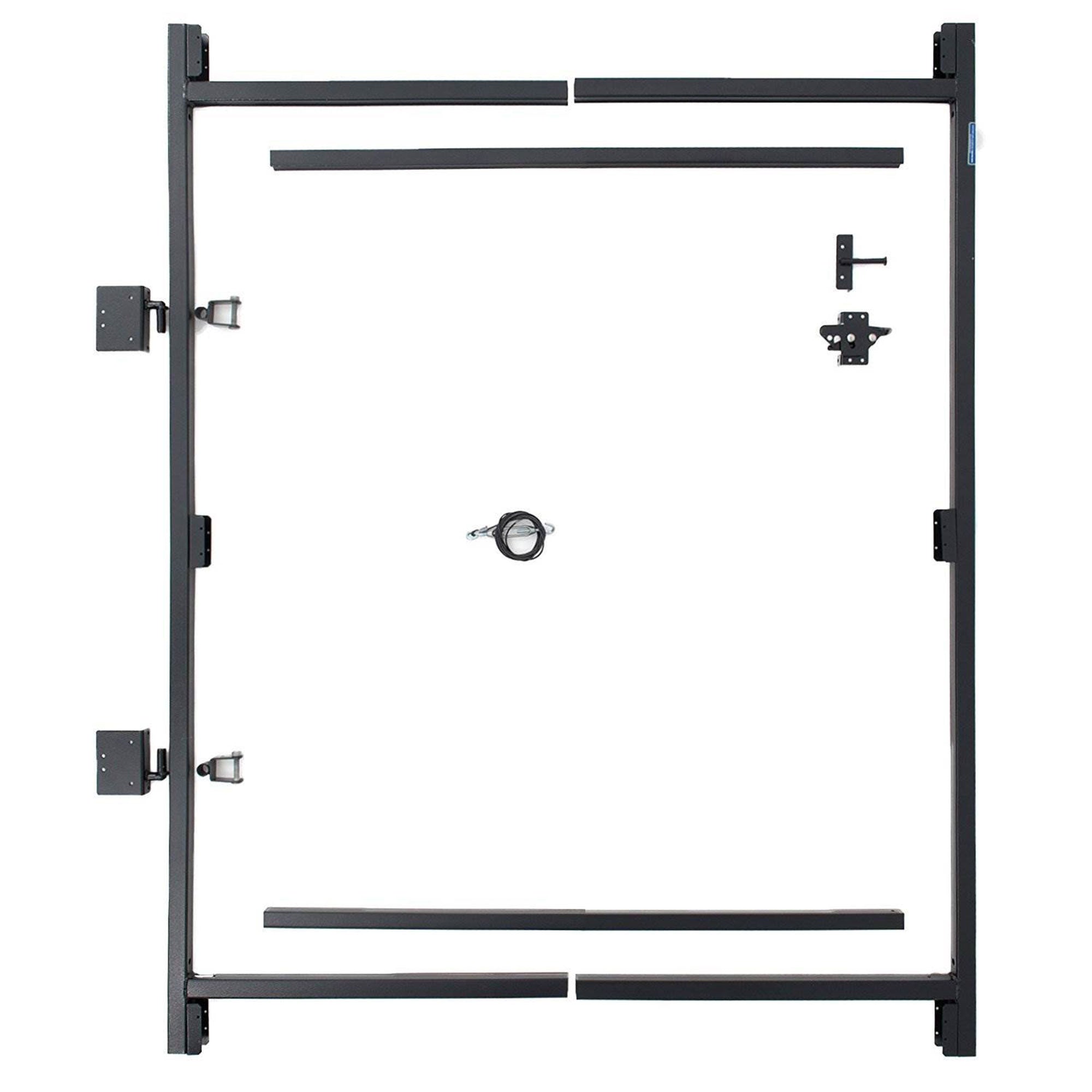 Adjust-A-Gate Steel Frame Gate Kit, 36"-60" Wide Opening Up To 7' High (4 Pack) - VMInnovations