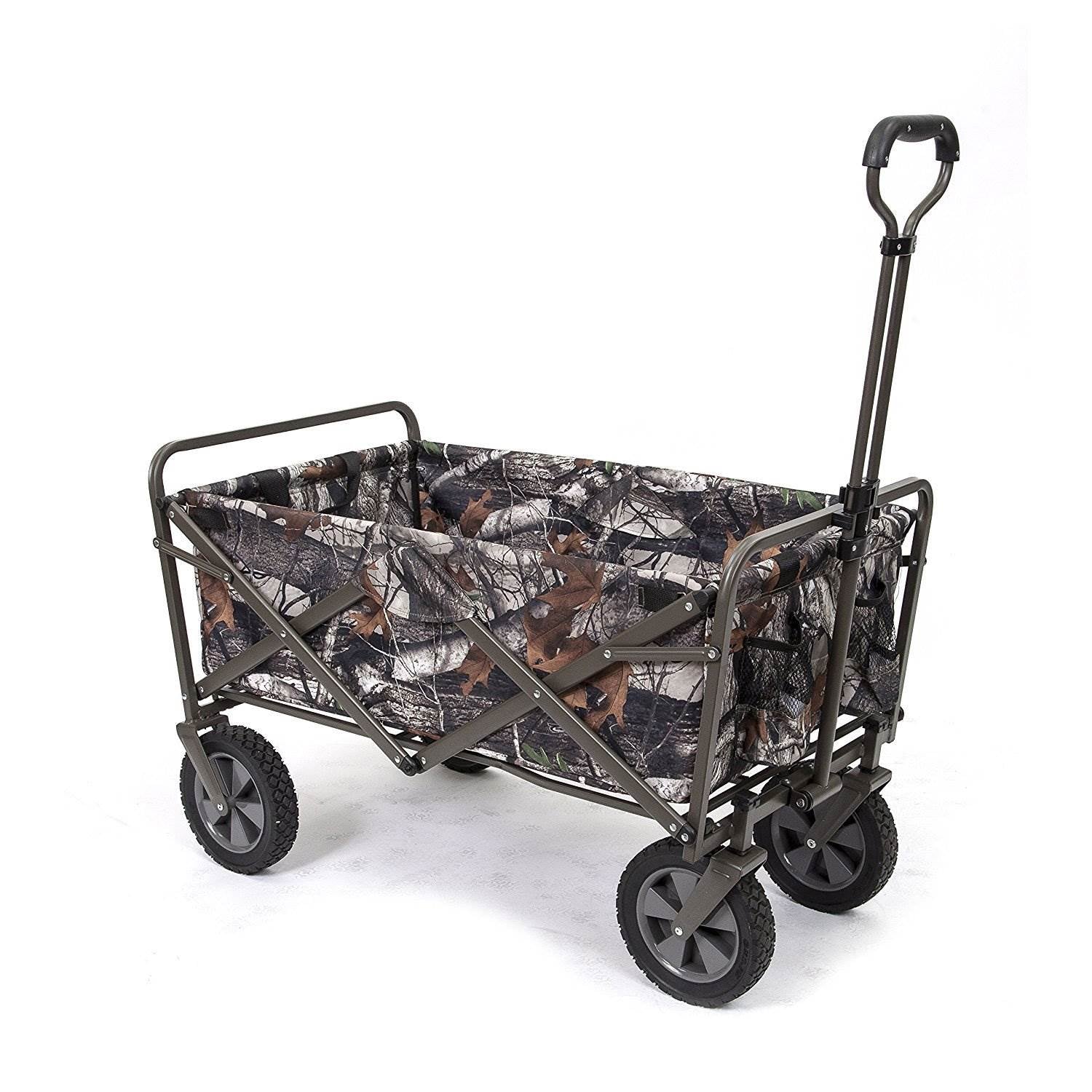 Mac Sports Collapsible Folding Garden Utility Wagon Cart, Camouflage (For Parts)