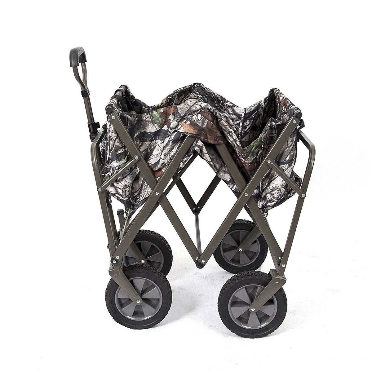 Mac Sports Folding Outdoor Garden Utility Wagon Cart, Camouflage (Damaged)