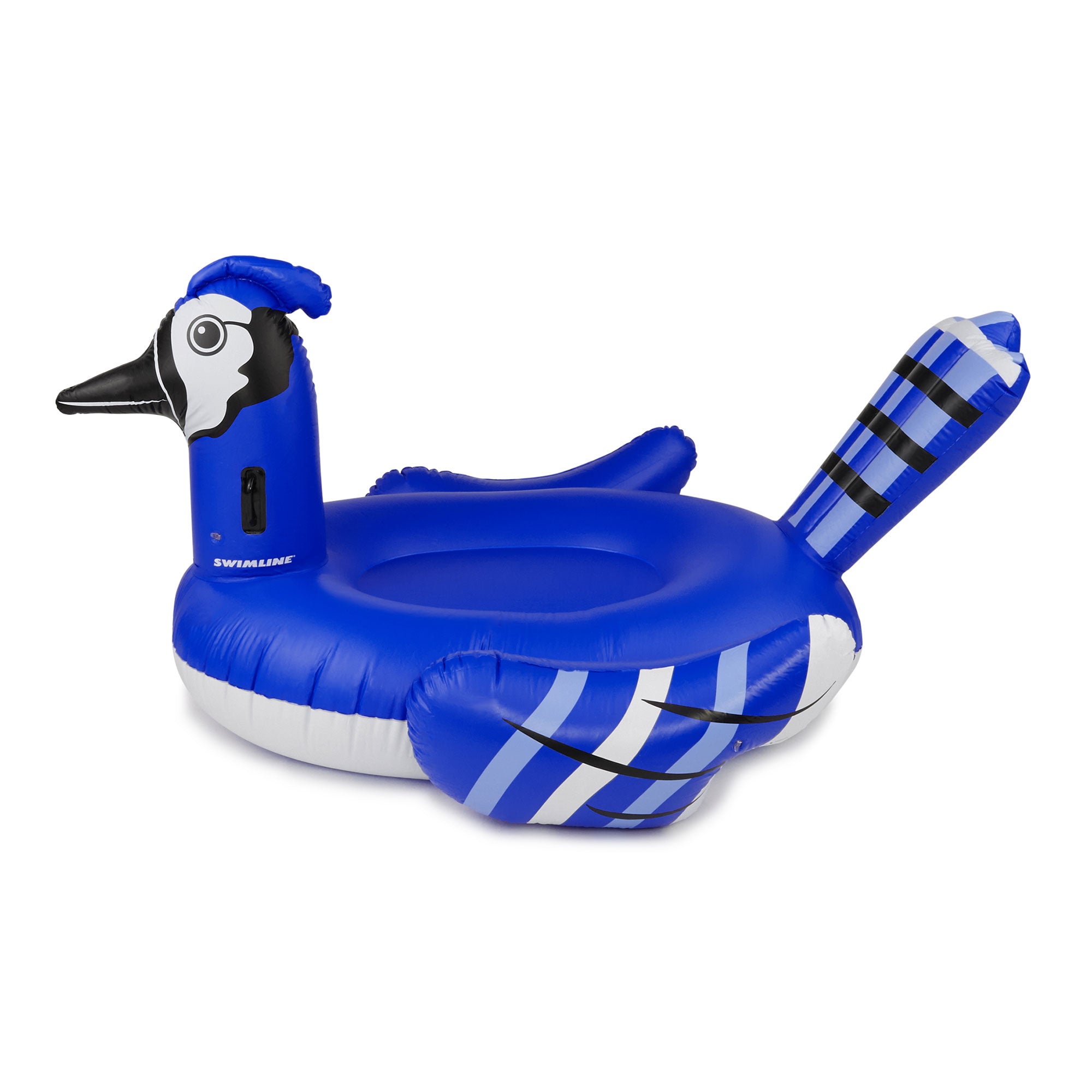 Swimline Giant 91" Inflatable Mega Blue Jay Ride On Swimming Pool Float Raft - VMInnovations
