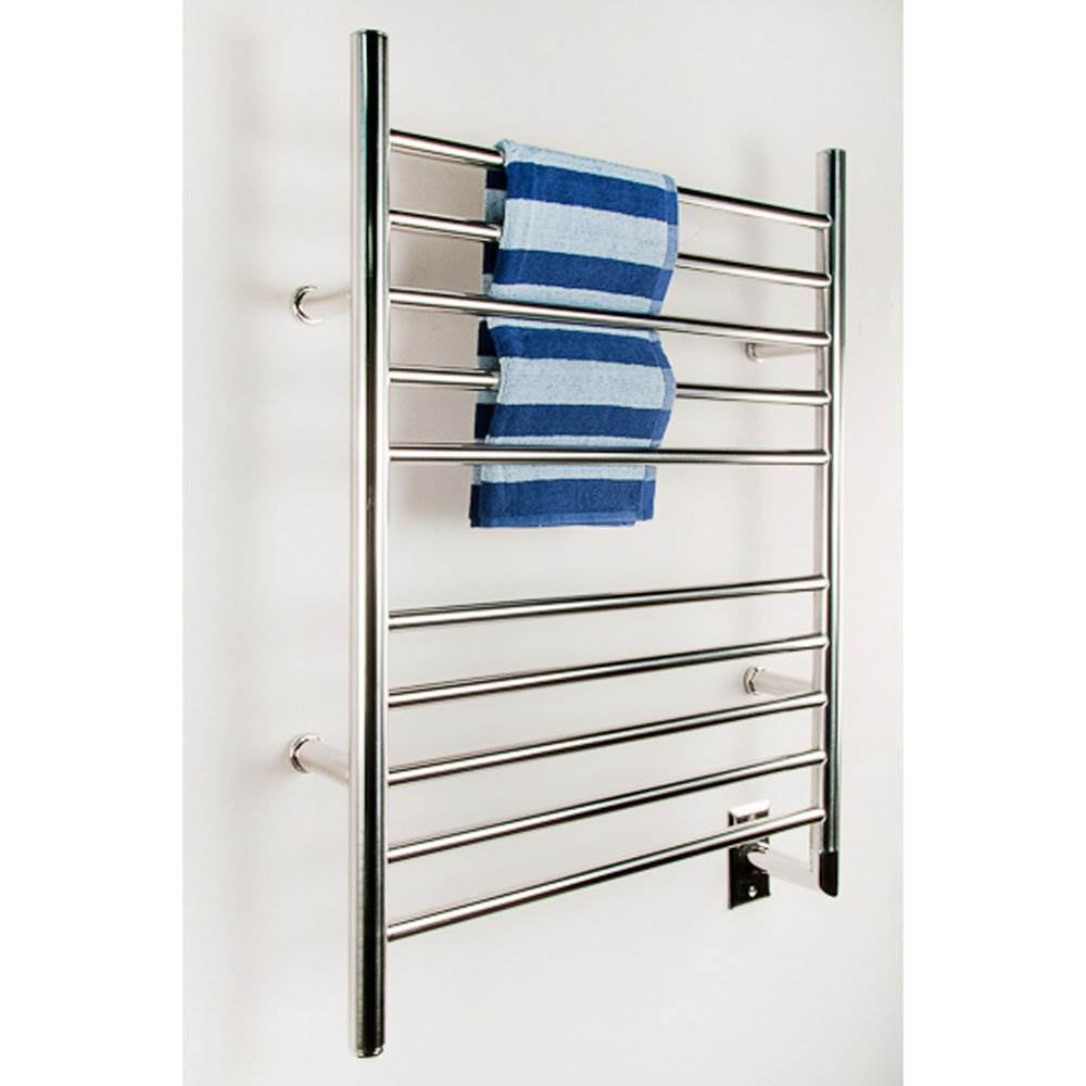 Amba Radiant 10 Bar Stainless Steel Hardwired Electric Bathroom Towel Warmer - VMInnovations