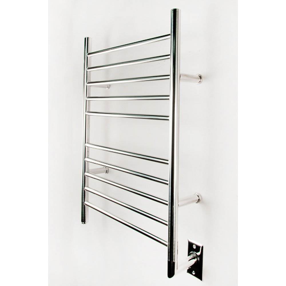 Amba Radiant 10 Bar Stainless Steel Hardwired Electric Bathroom Towel Warmer - VMInnovations