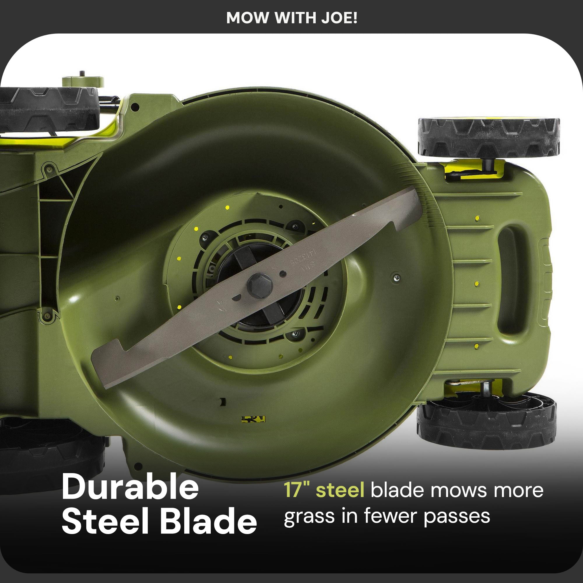 Sun Joe 17" 13 Amp Electric Corded Push Lawn Mower and Mulcher, Green (Open Box) - VMInnovations