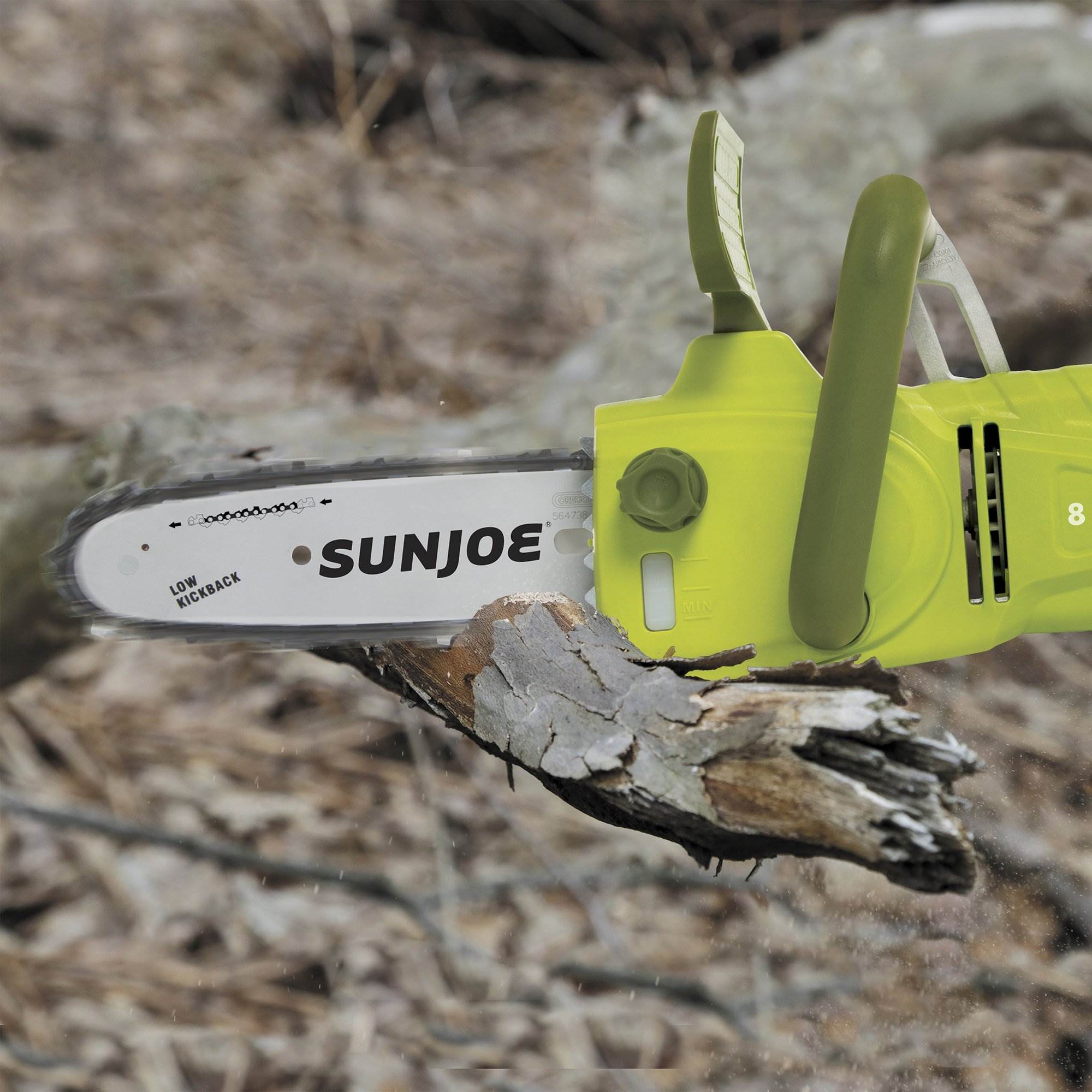 Sun Joe 120V Convertible Pole Chainsaw, Electric Trimmer 8.6’, Green (Used) - VMInnovations