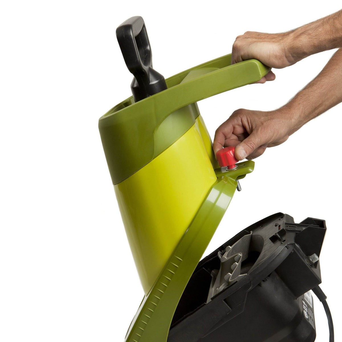 Sun Joe CJ601E Electric Garden Wood Leaf Waste Chipper Shredder Mulcher, Green - VMInnovations