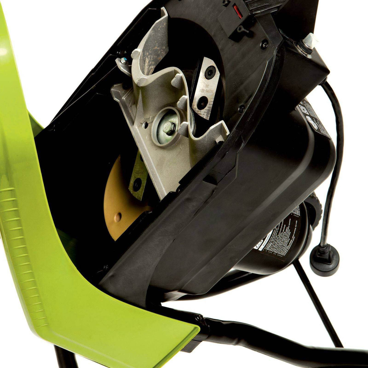 Sun Joe CJ602E Electric Garden Wood Leaf Waste Chipper Shredder Mulcher, Green - VMInnovations