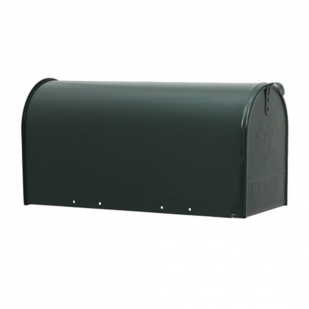 Gibraltar Mailboxes Elite Steel Residential Post Mount Mailbox, Green (Damaged)