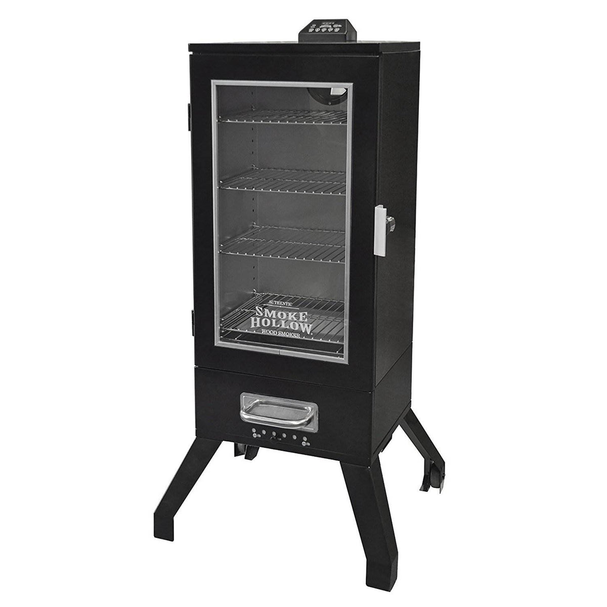 Smoke Hollow 36" Digital Portable Backyard BBQ Smoker w/ Window, Black (Used)