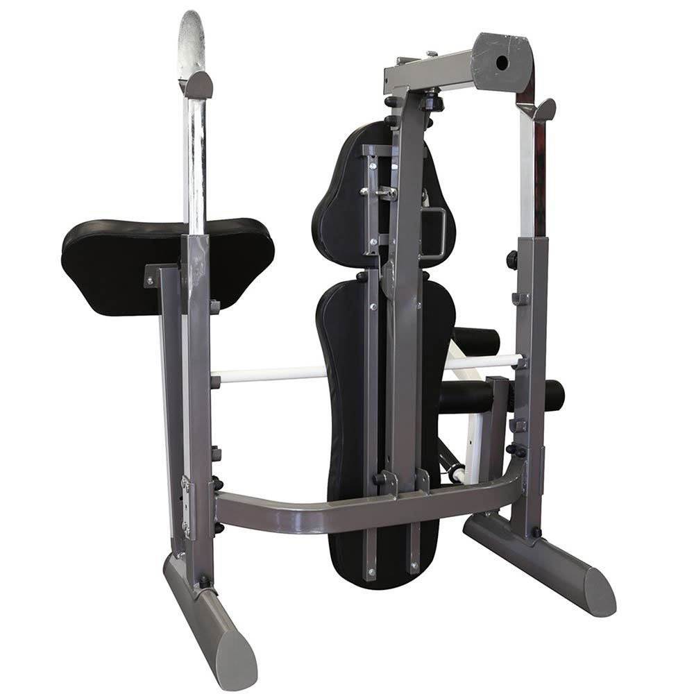 Marcy Foldable Mid Size Multi Function Rack Style Workout Bench (Open Box)
