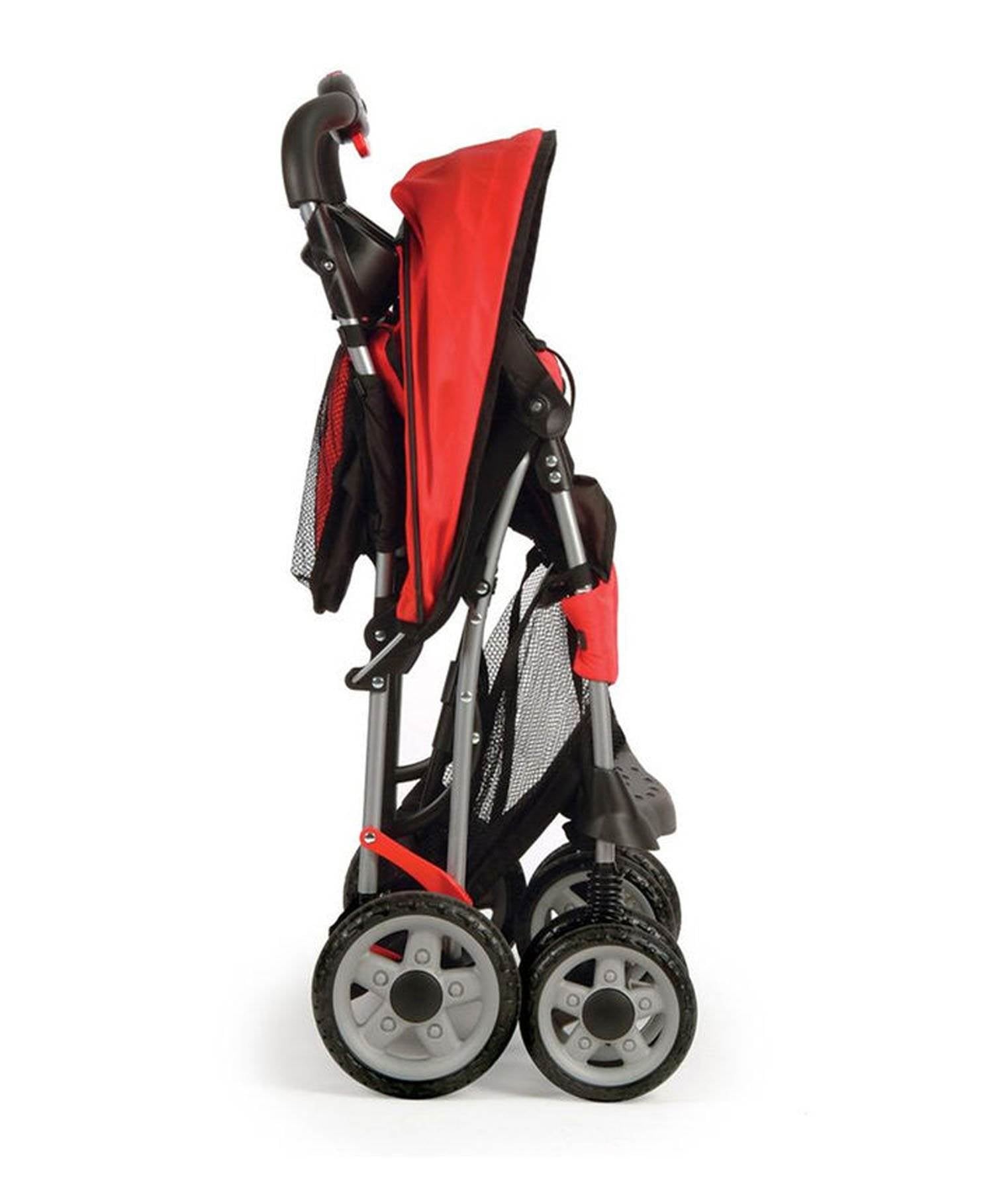Kolcraft Cloud Plus Baby Stroller w/ Multi-Position Seat, Fire Red (Open Box) - VMInnovations