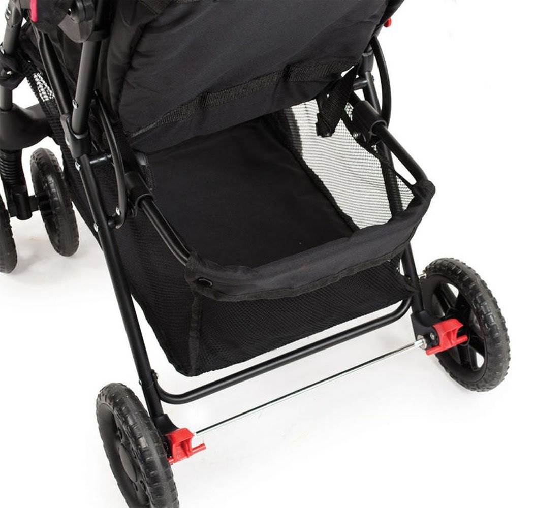 Kolcraft Cloud Plus Baby Stroller w/ Multi-Position Seat, Fire Red (Open Box) - VMInnovations