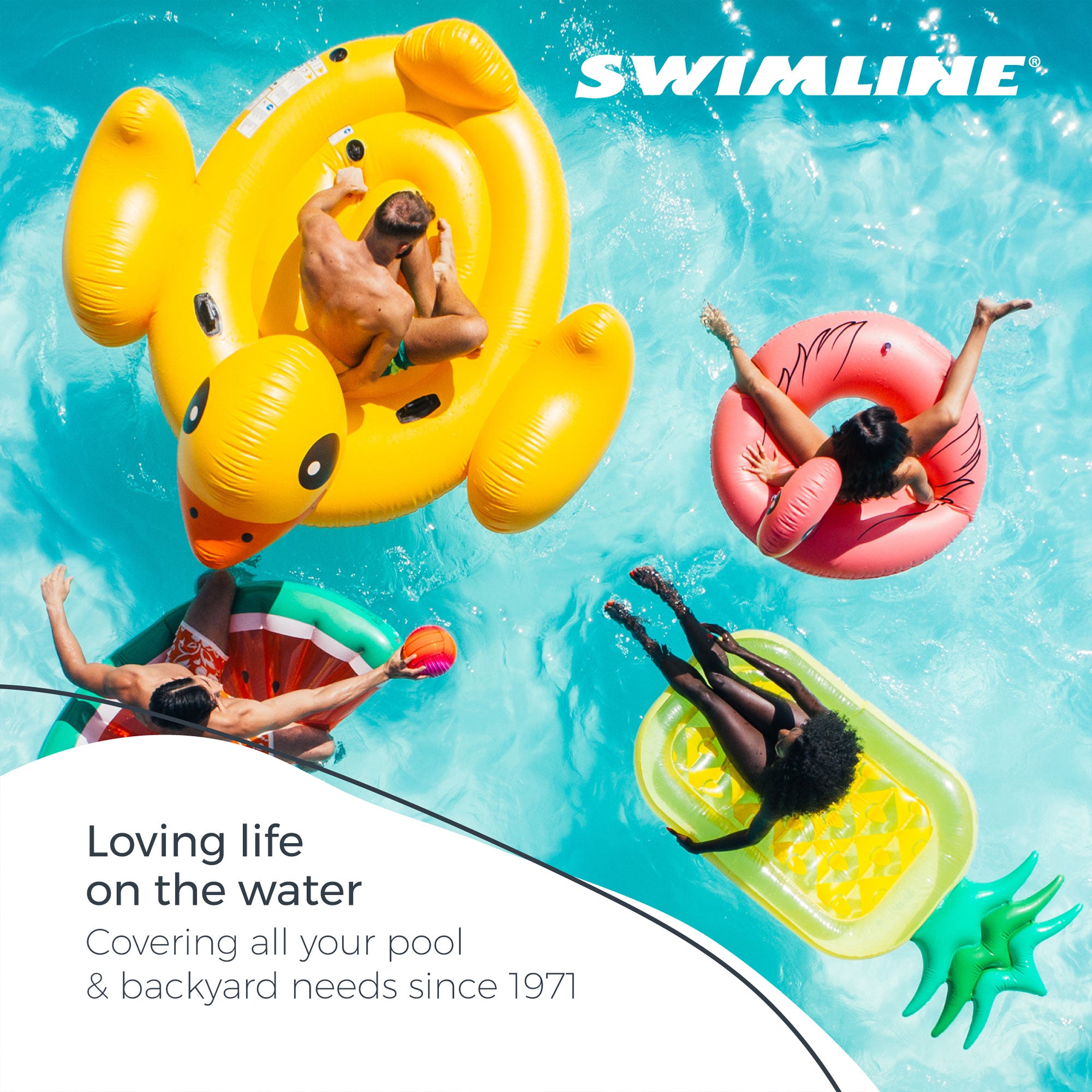 Swimline 18-Ft Round Above Ground Swimming Pool Wall Overlap Liner (Used) - VMInnovations