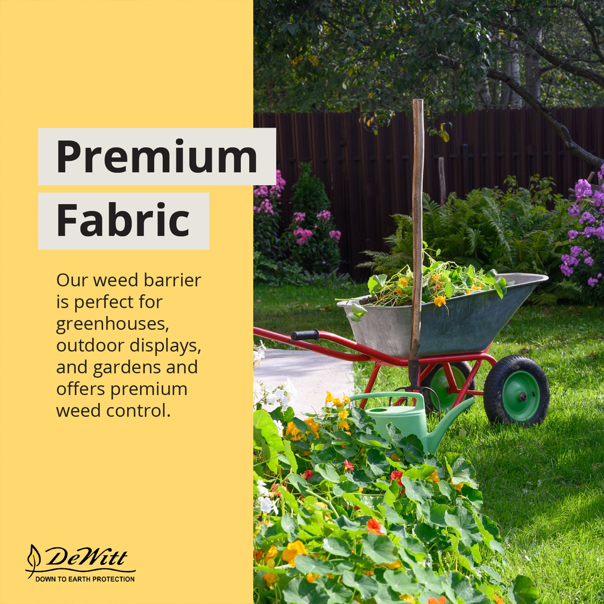 DeWitt Sunbelt 6' x 300' Woven Weed Barrier Landscape Fabric Ground Cover, 4Pack - VMInnovations