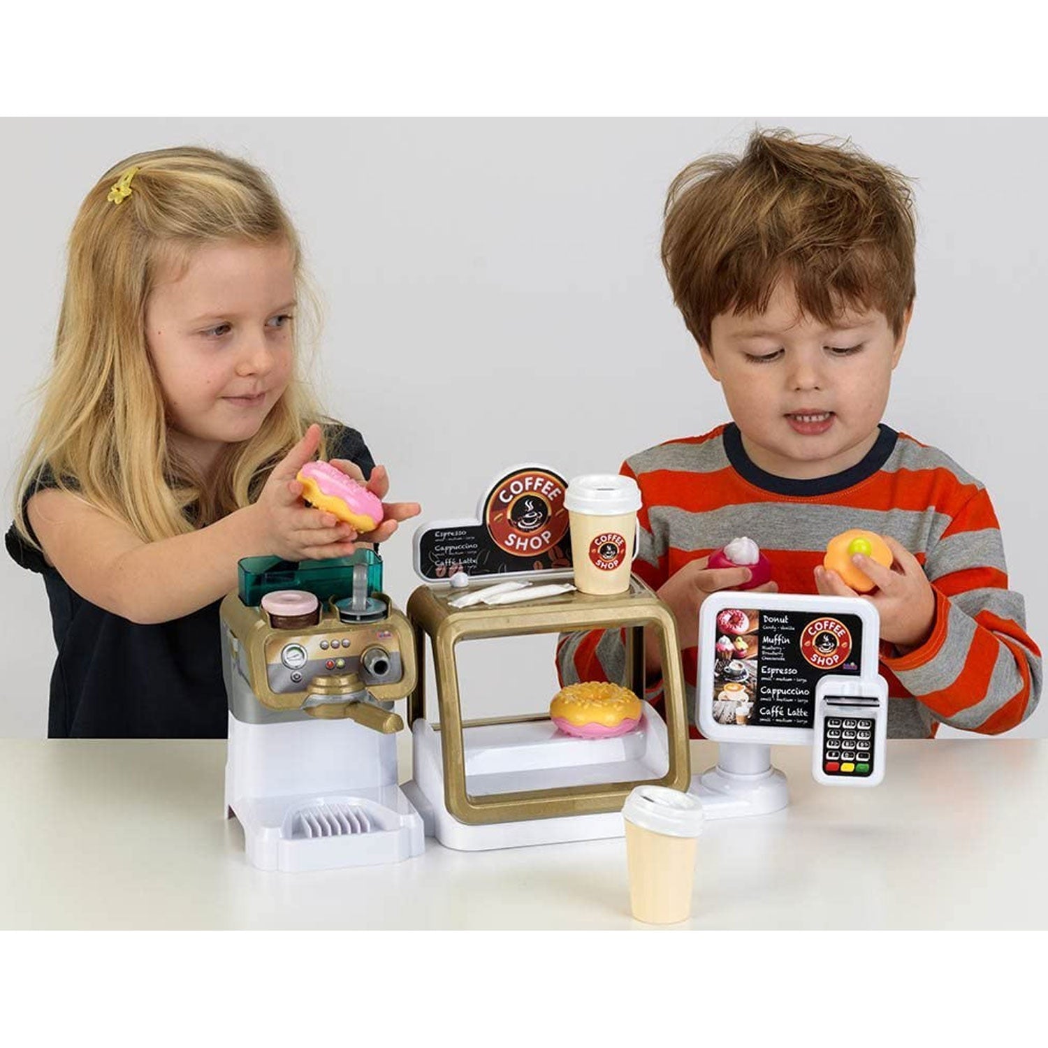 Theo Klein Kids Toy Coffee Shop Play Store Set for Boys and Girls (Open Box) - VMInnovations