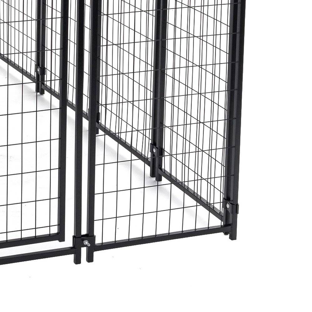 Lucky Dog Large Welded Wire Kennel Heavy Duty Pet Dog Cage Fence Pen (Open Box) - VMInnovations