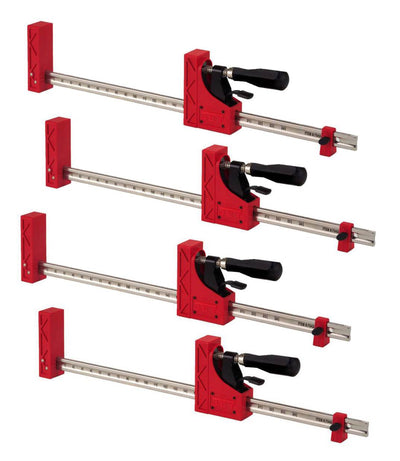 JET 24' 1000 Pound 90 Degree Parallel Clamp with Slide Glide Trigger (4 Pack)