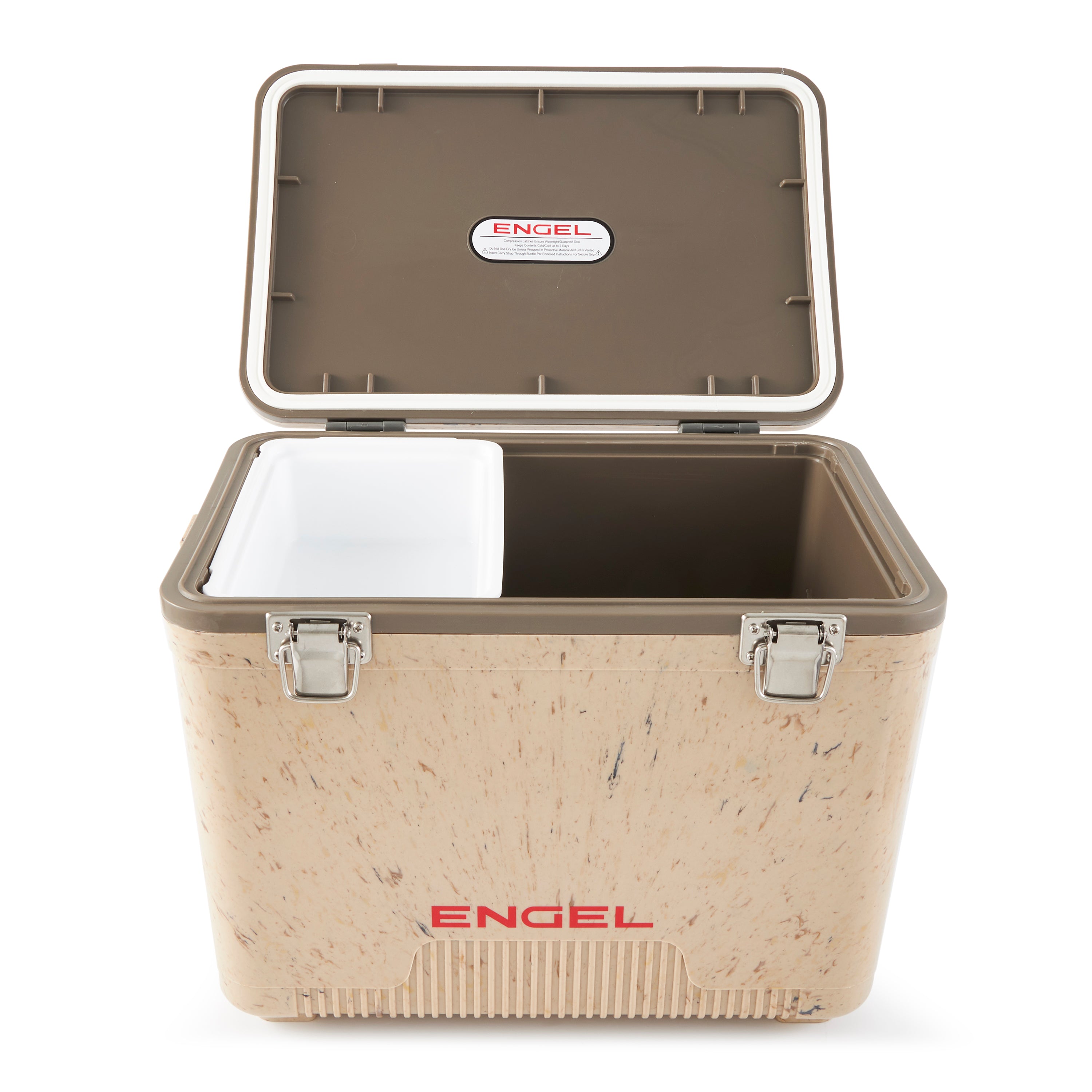 Engel Coolers 19 Quart 32 Can Insulated Ice Cooler Drybox, Grassland (For Parts)