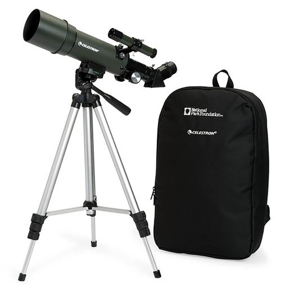 Celestron TravelScope 60AZ 60x700mm Red Dot Telescope with Tripod, Silver (Used)