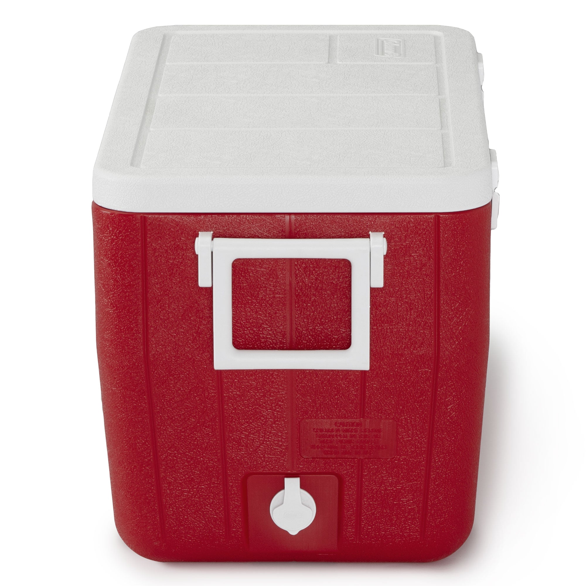 Coleman 48 Quart 63 Can Capacity Performance Portable Camping Ice Cooler, Red