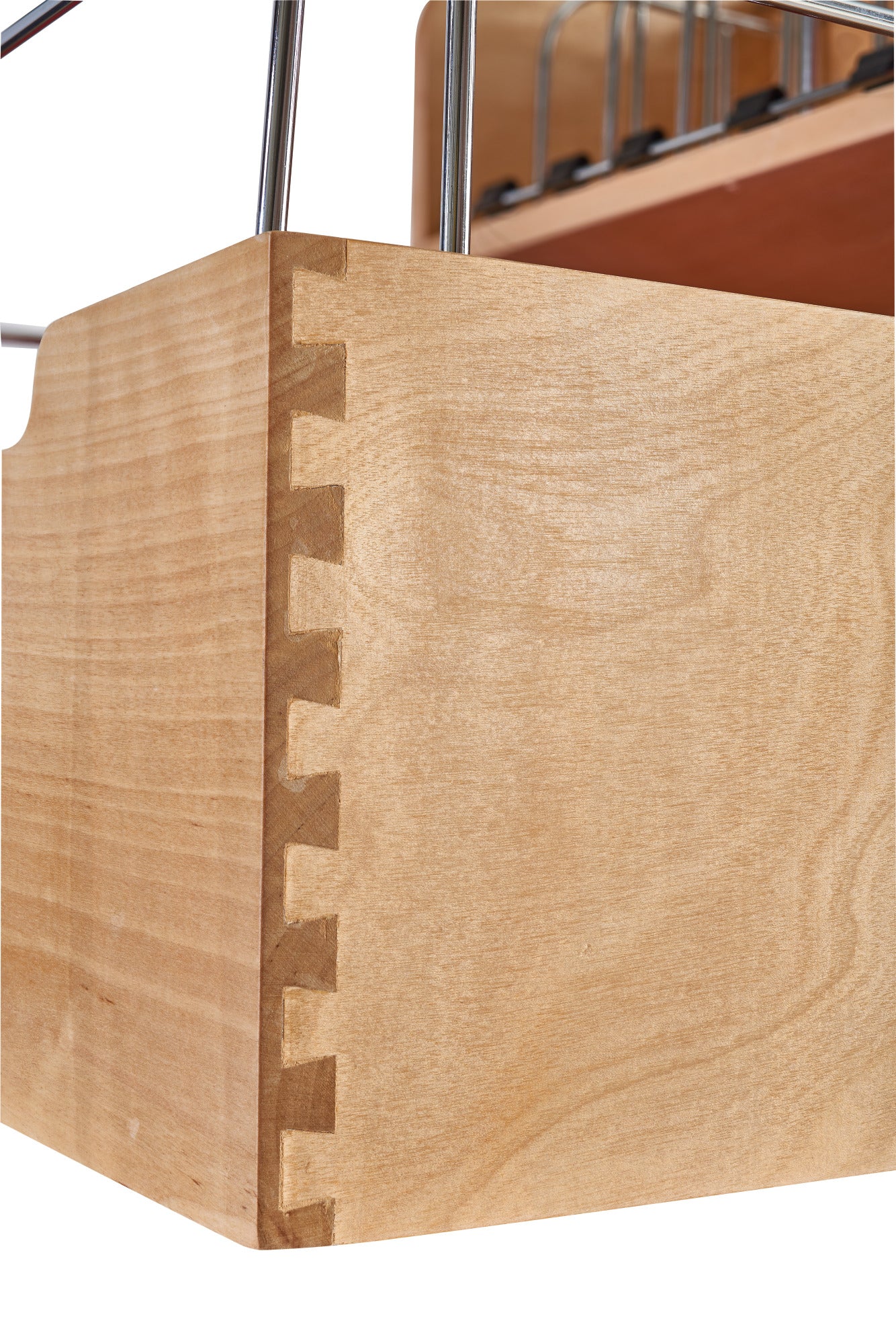 Rev-A-Shelf Food Storage Container Organizer w/ Soft-close, Natural, 4FSCO-18SC-1 - VMInnovations