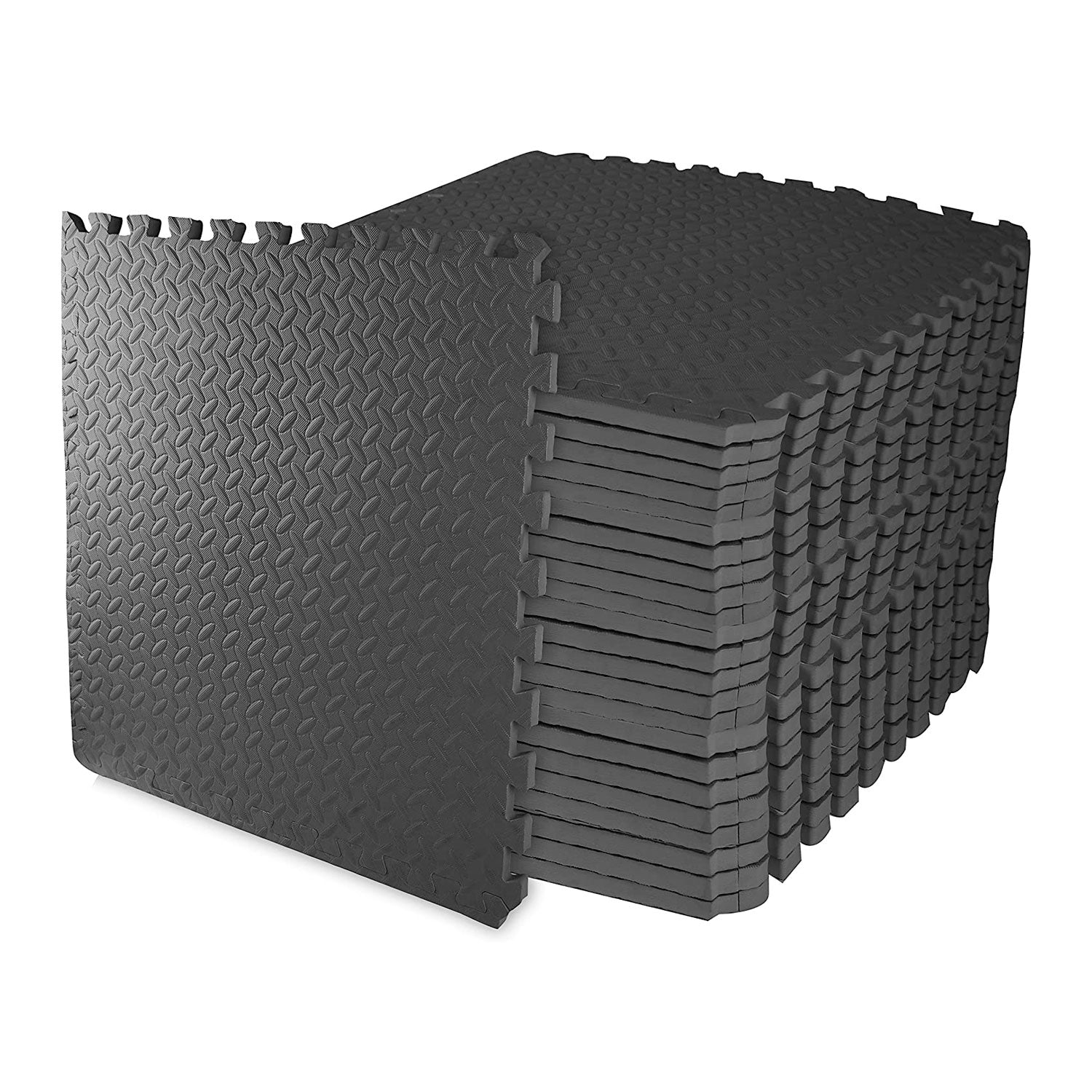 Everyday Essentials 200 Pound Adjustable Weight Dumbbell Set and Exercise Mat - VMInnovations