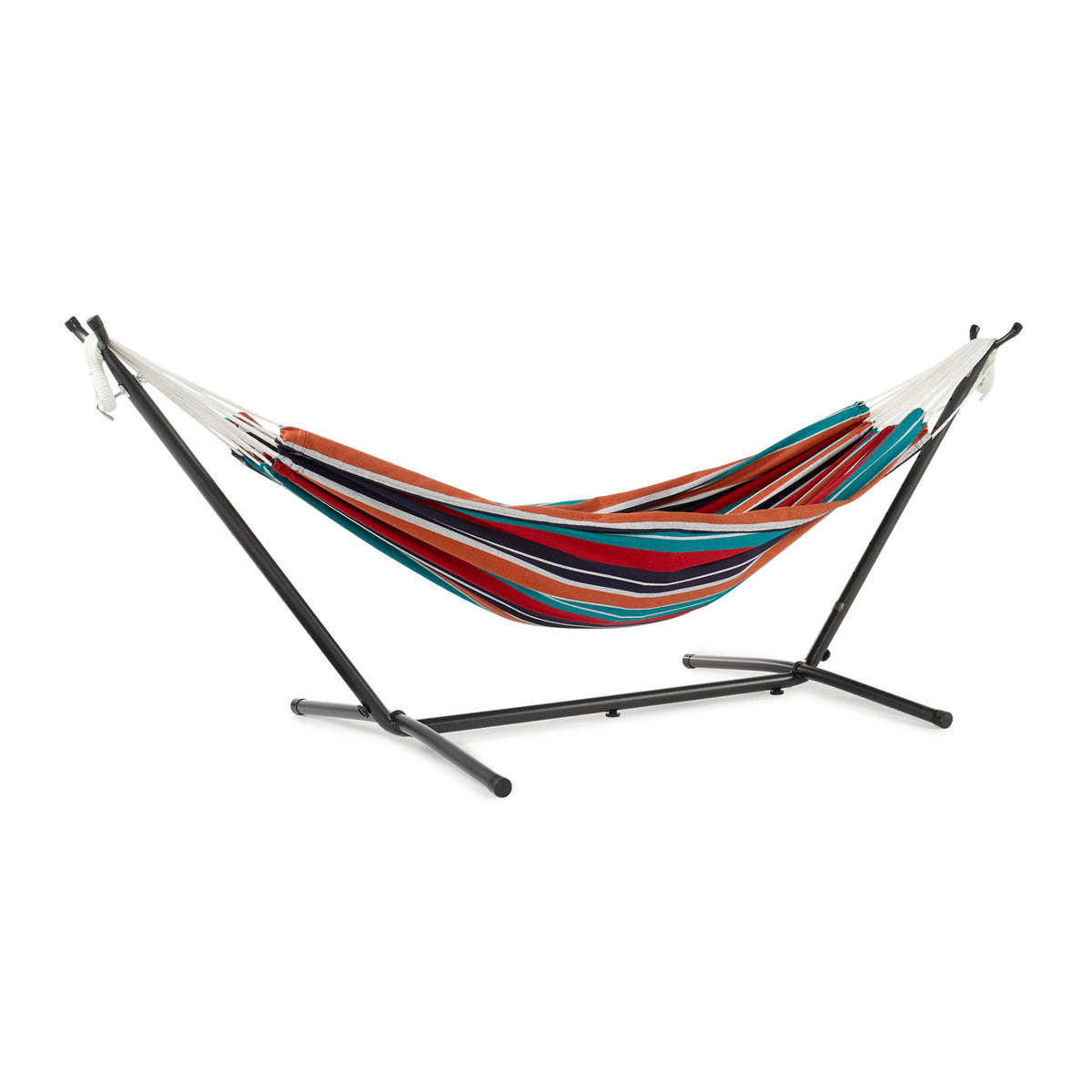 Vivere Brazilian Style One Person Outdoor Patio Hammock, Plumeria (Open Box)