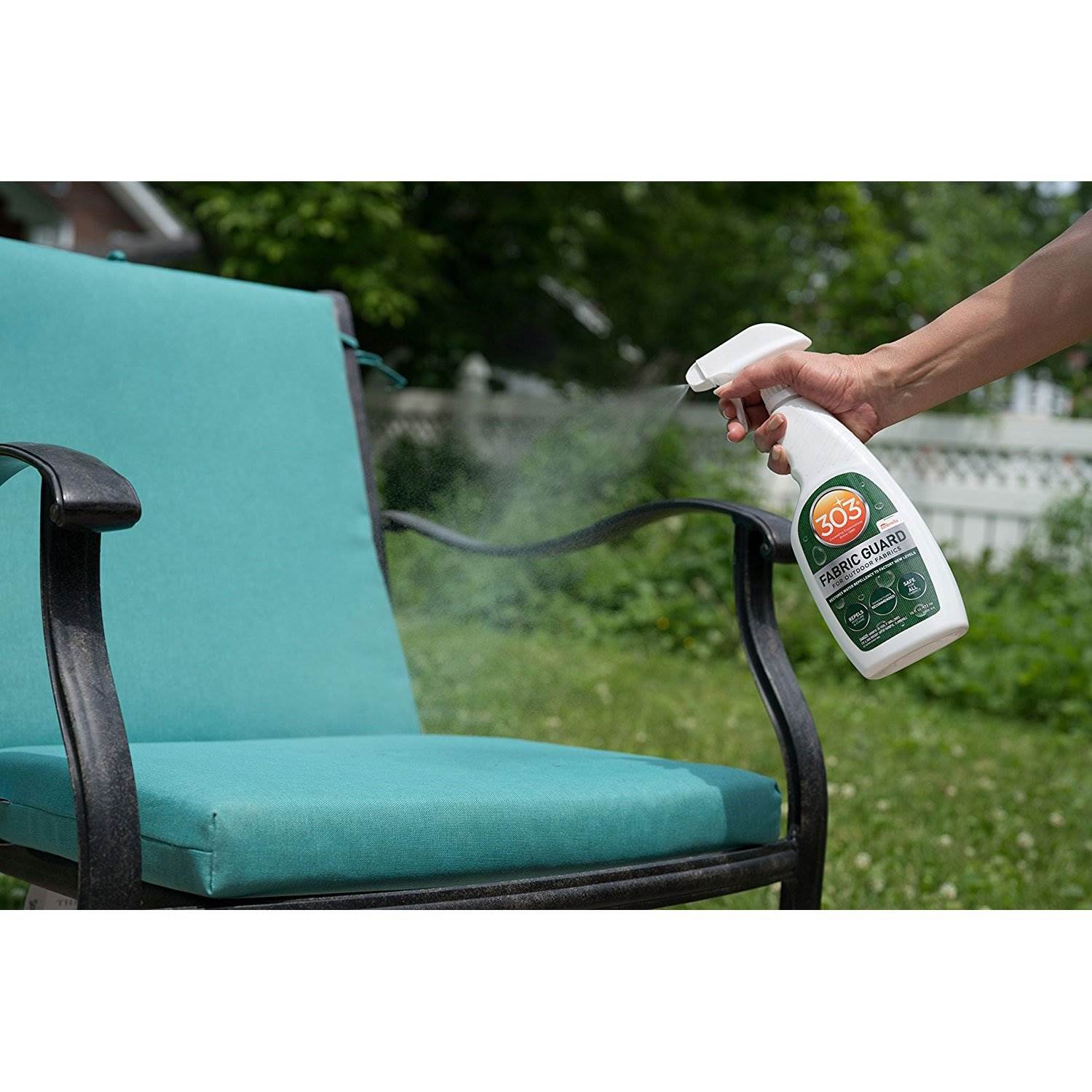 303 Outdoor Fabric Guard Stain Protector Repellent Spray Treatment, 16 Ounces