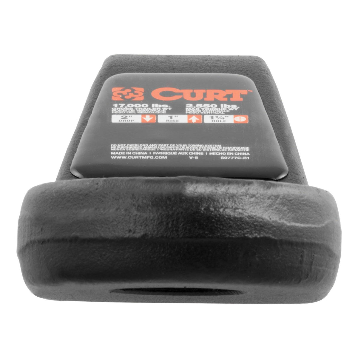 Curt Heavy Duty 2 Inch Forged Steel Ball Mount with Protective Finish (Open Box)