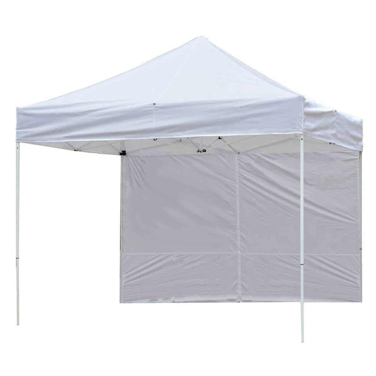 Z-Shade 10' x 10' Peak Canopy Instant Shade Tent Portable Shelter with Sidewall