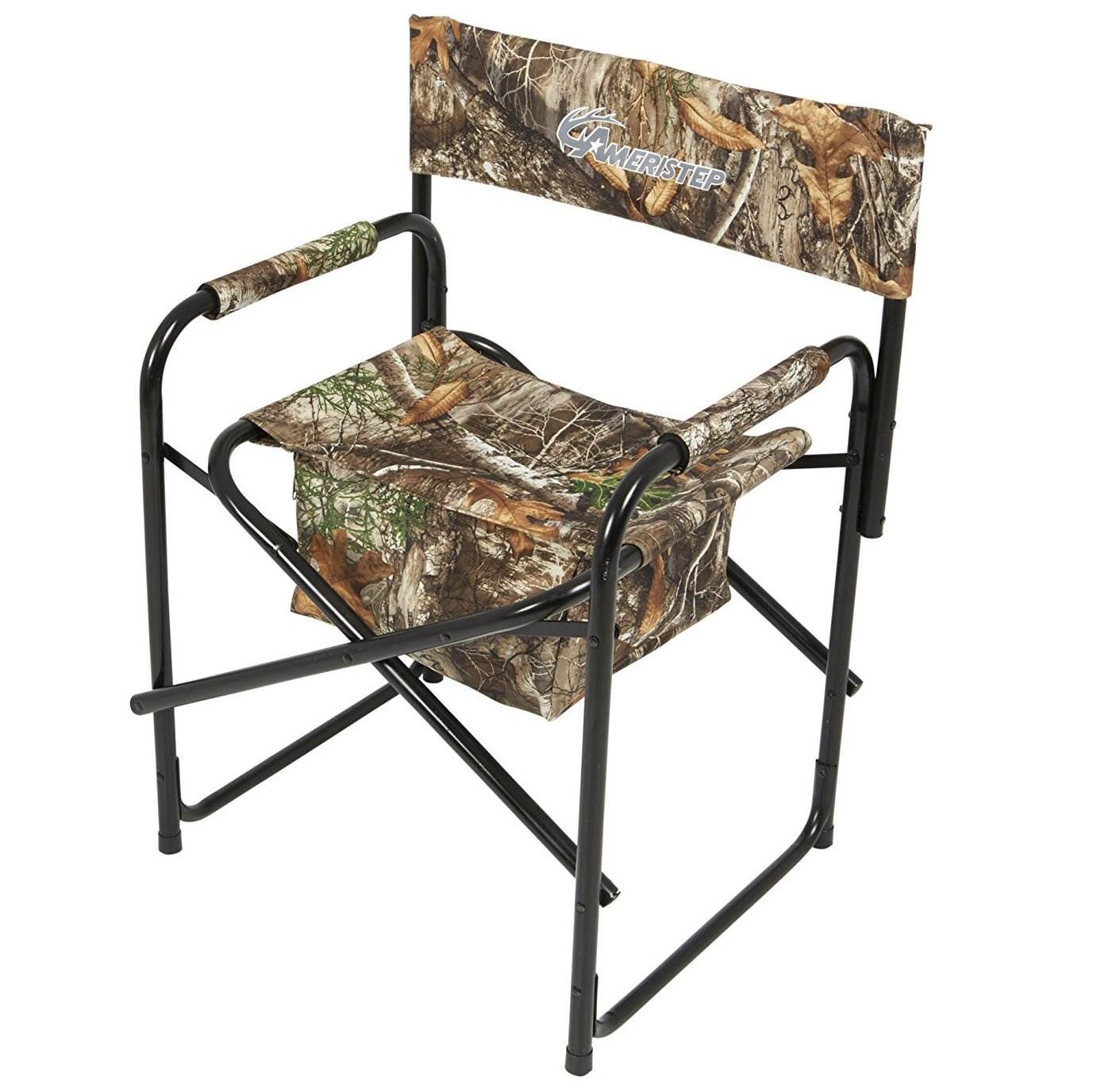 Ameristep Camo Padded Polyester Director Lawn Chair, Camouflage (Open Box)