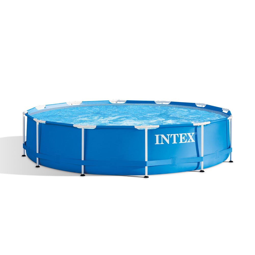 Intex 12 Foot x 30 In. Above Ground Pool & 2 Intex 12 Foot Round Pool Covers