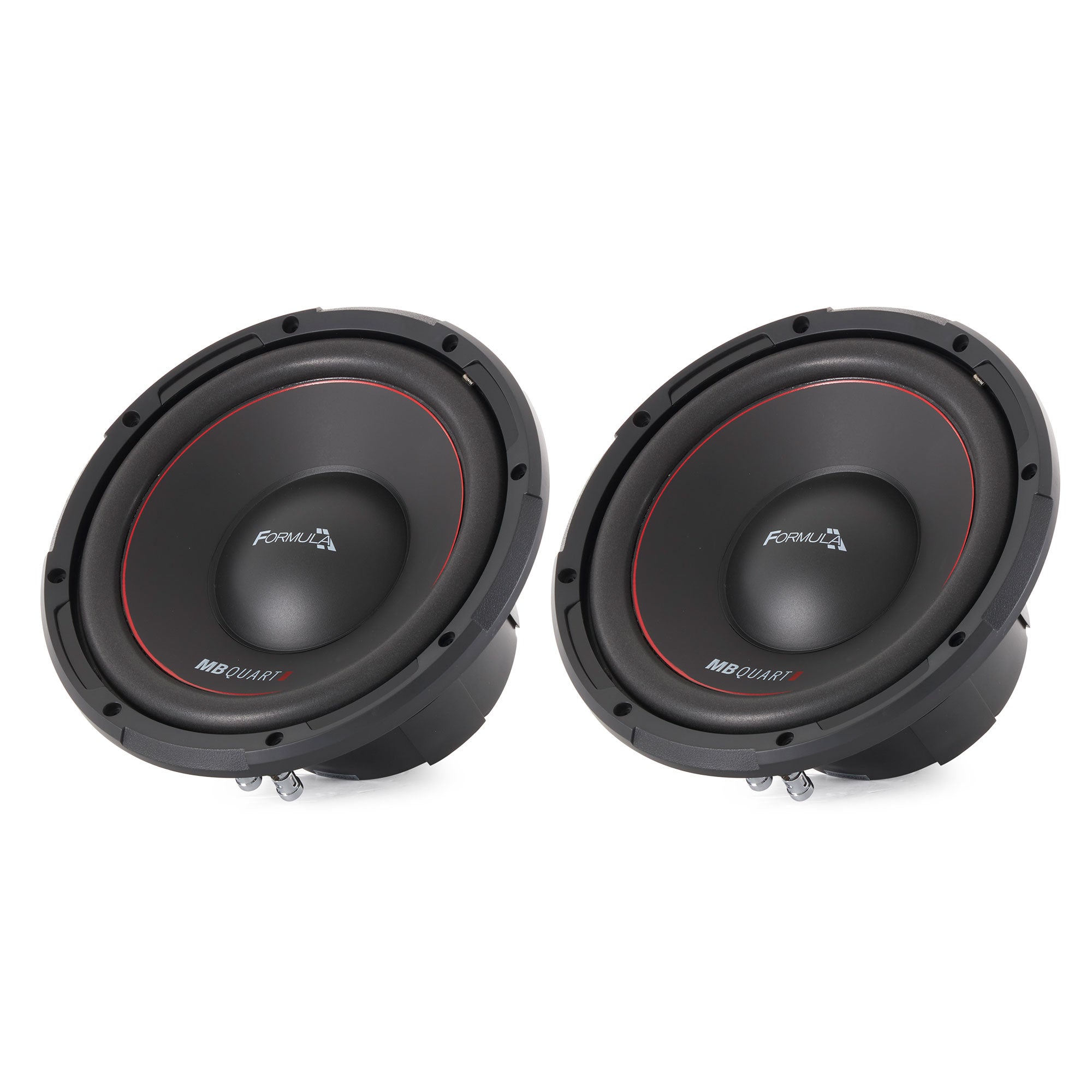 MB Quart FW-1254 Formula 10 Inch 600 Watt DVC 4 Ohm Car Audio Subwoofer (2 Pack)