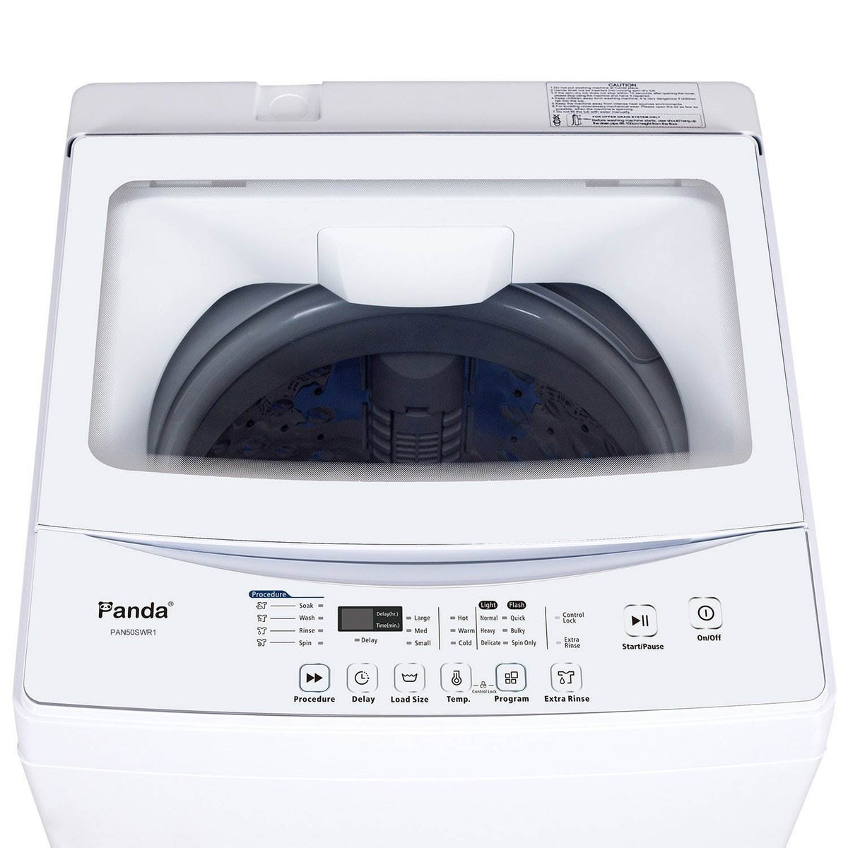 Panda 1.60 Cubic Ft Fully Automatic Compact Laundry Washing Machine (Open Box)