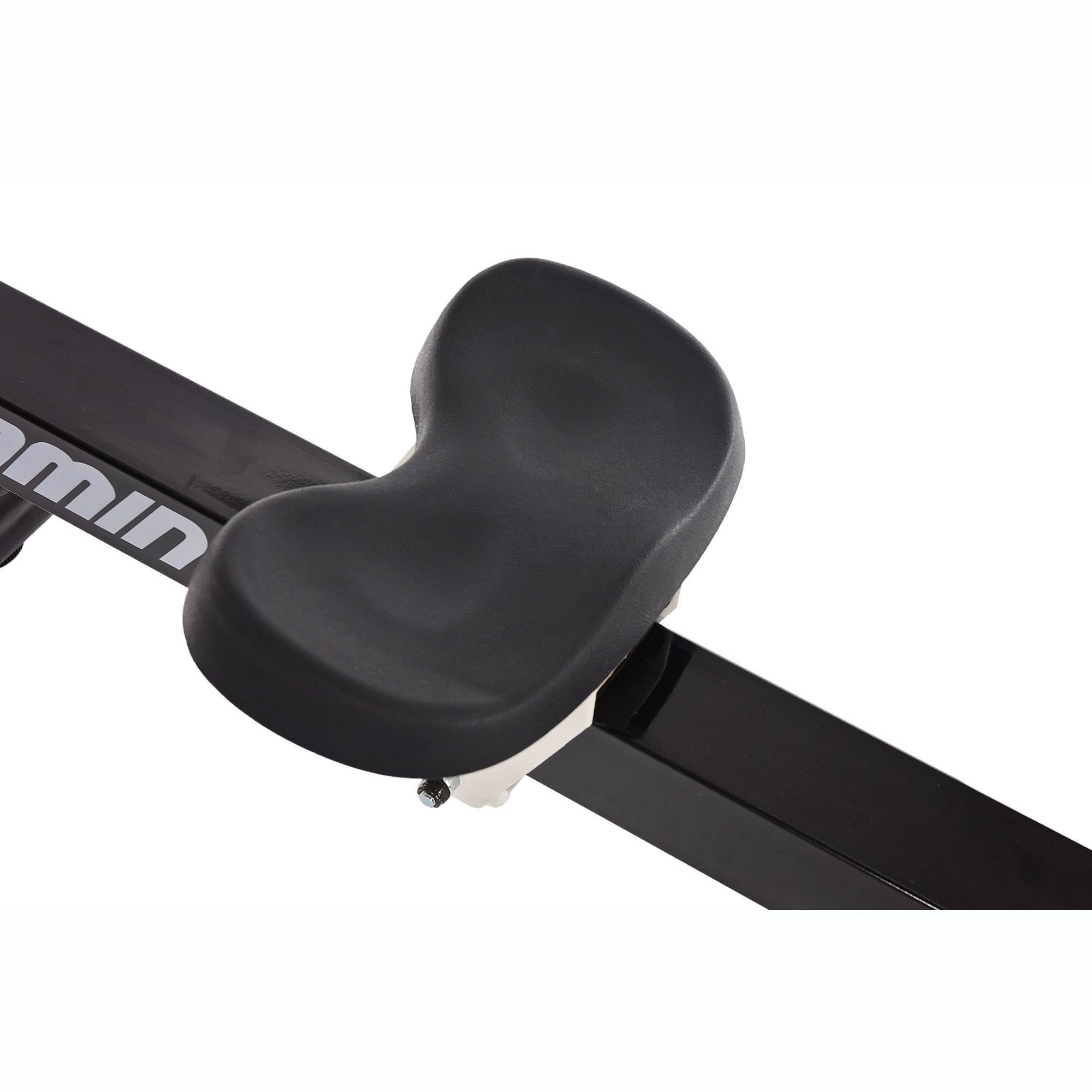 Stamina Cardio Foldable Air Rower Rowing Machine, Black/White + Equipment Mat - VMInnovations