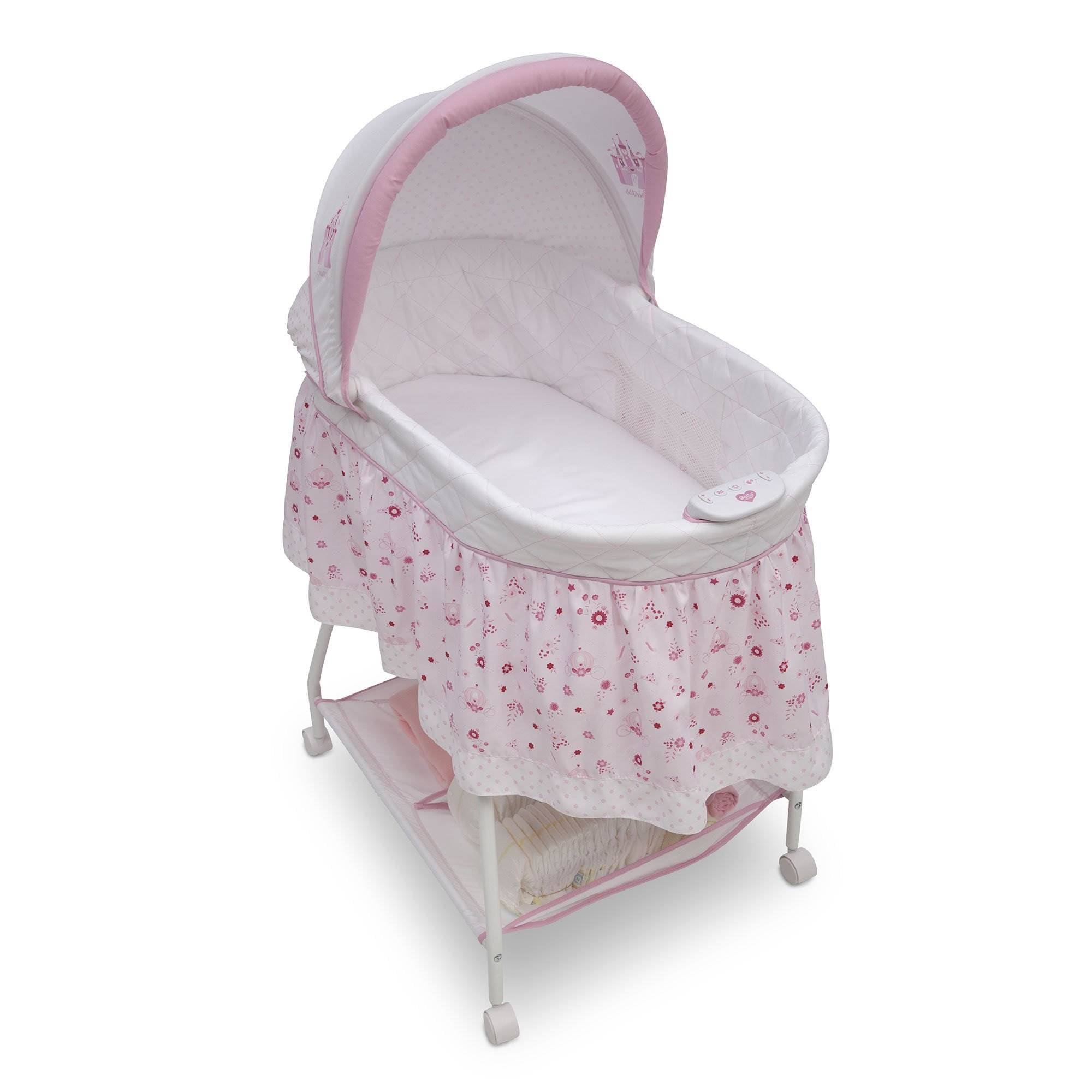 Delta Children Disney Sweet Beginnings Bassinet, Classic Princess (Open Box)